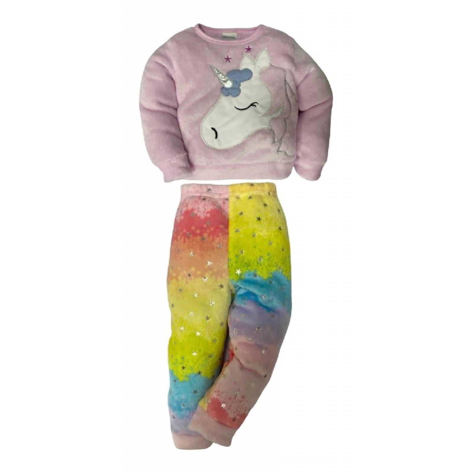 Conjunto Pijama Para Niña Unicornio .