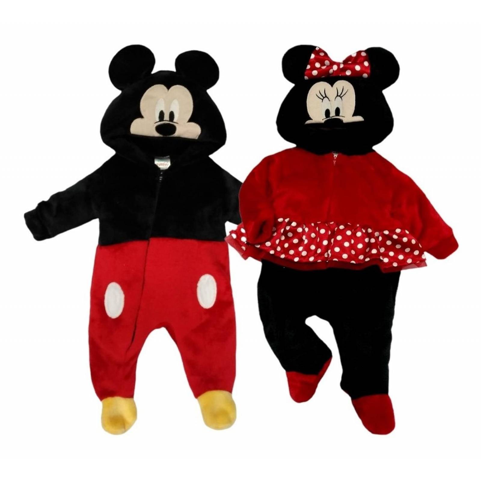 Kit 2 Mamelucos Disney Minnie Mouse & Mickey Mouse 