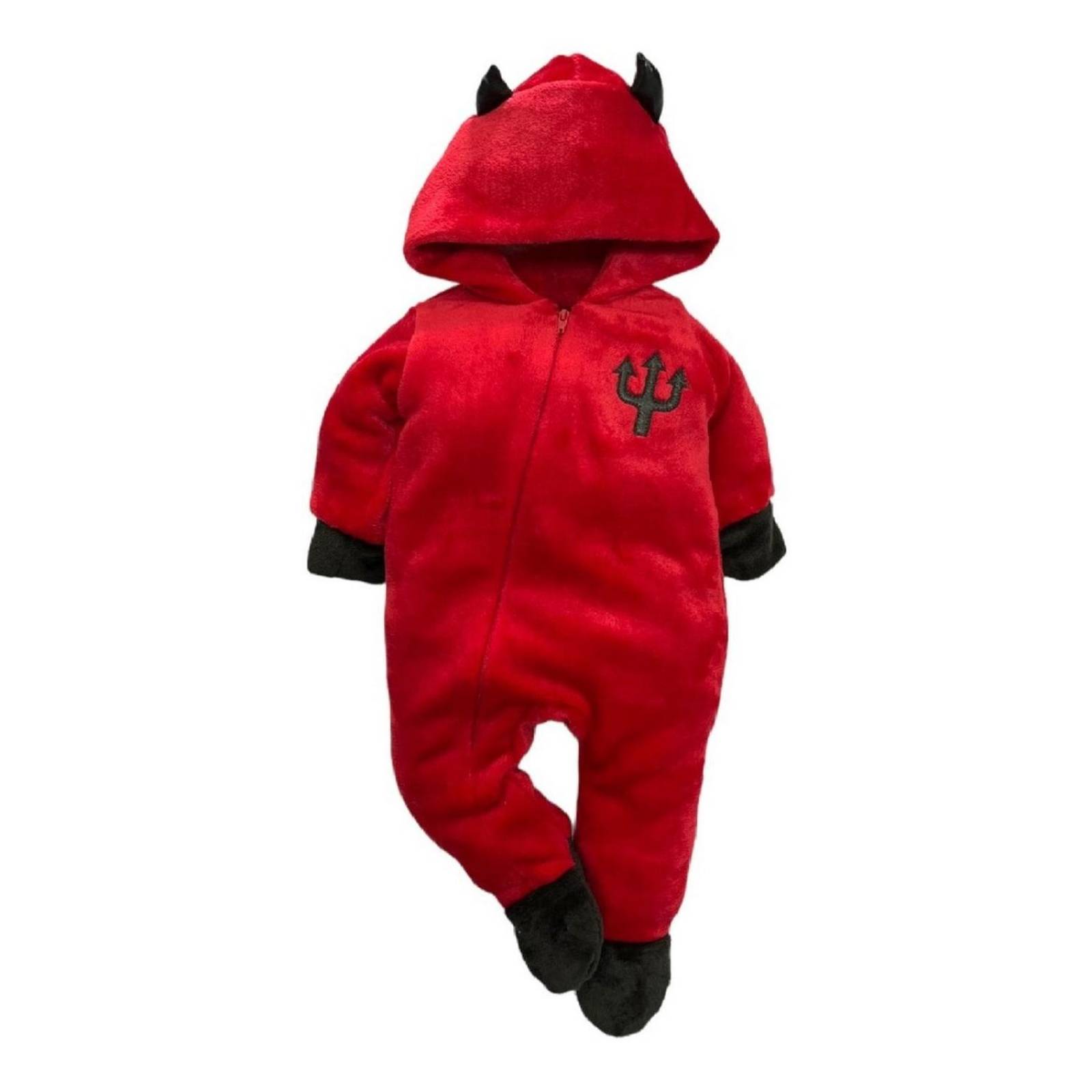 Mameluco Con Gorro Kiss Halloween Diablito 