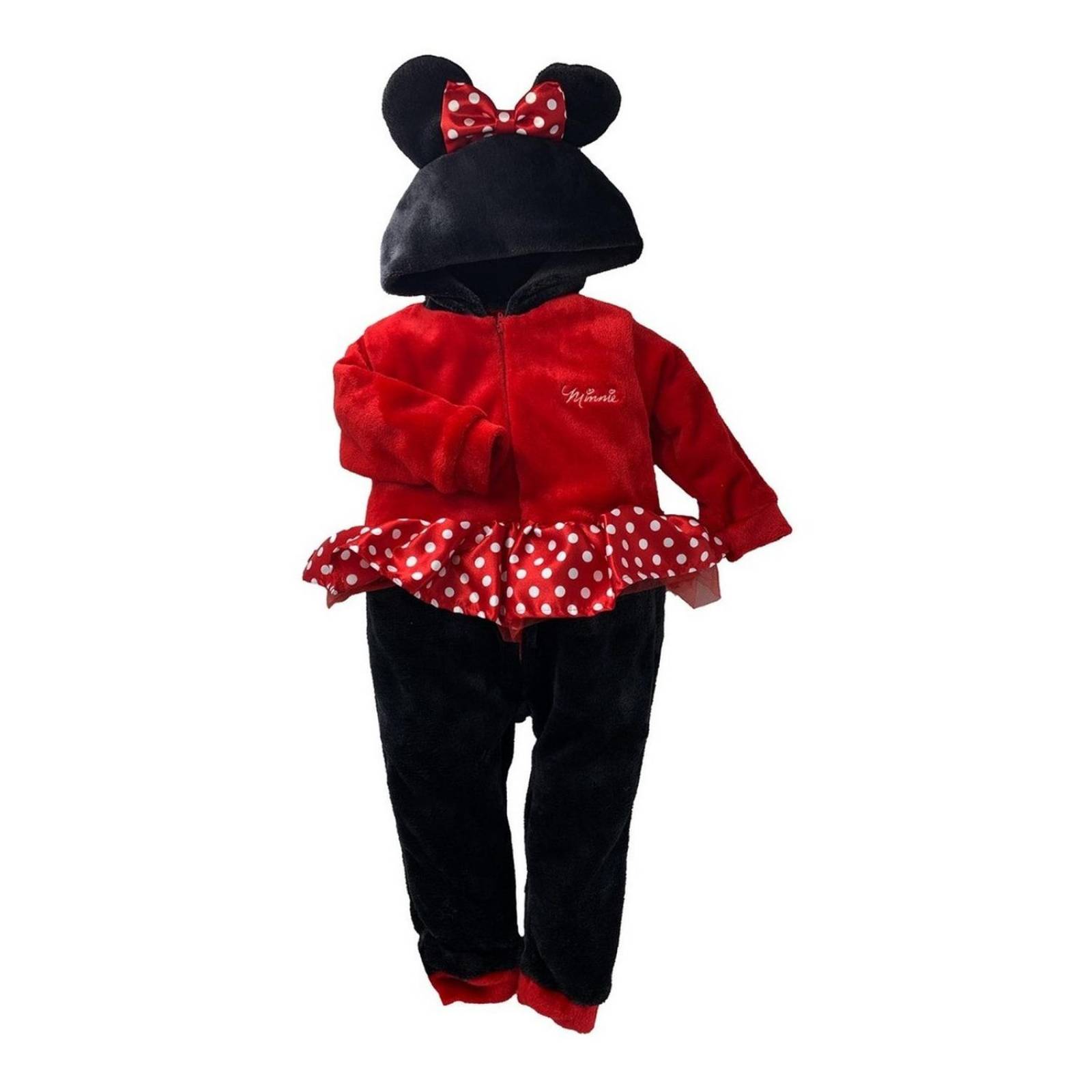 Kit 3 Mamelucos Con Gorro Niña Boo, Minnie , Winnie Pooh
