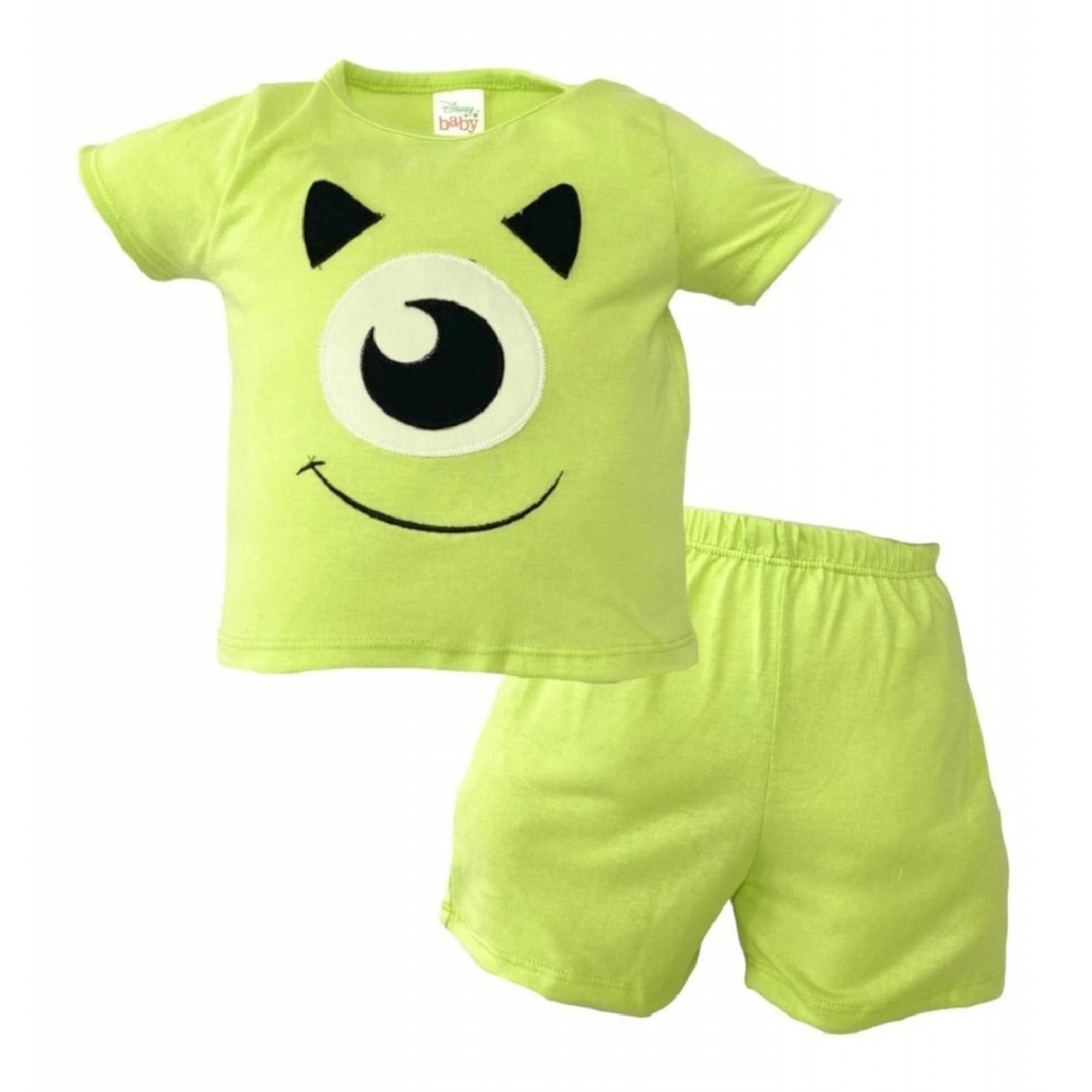 Conjunto Algodón Short Y Playera Disney Mike Wazowski