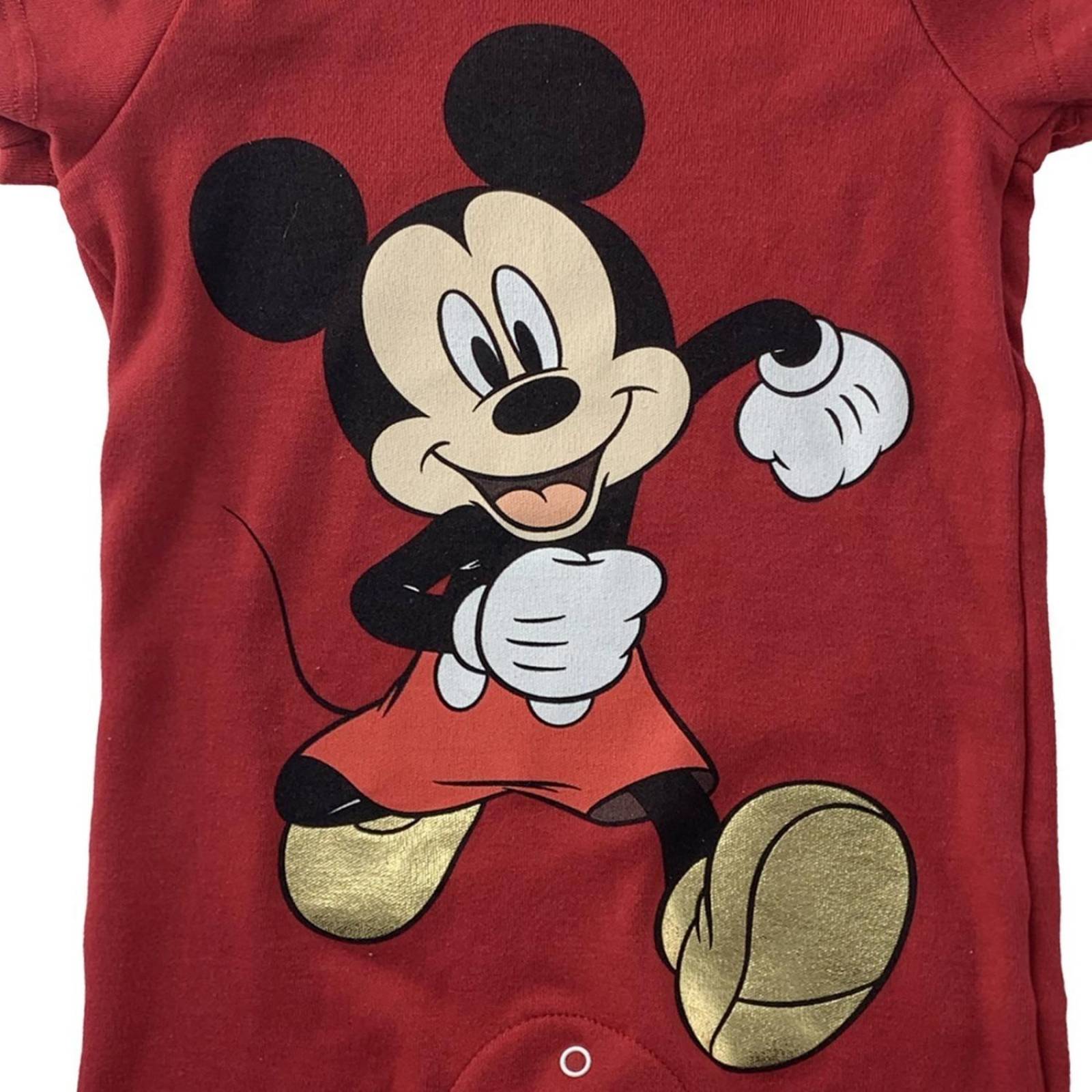 Pañalero Algodón Estampado Disney Mickey Mouse Rojo 