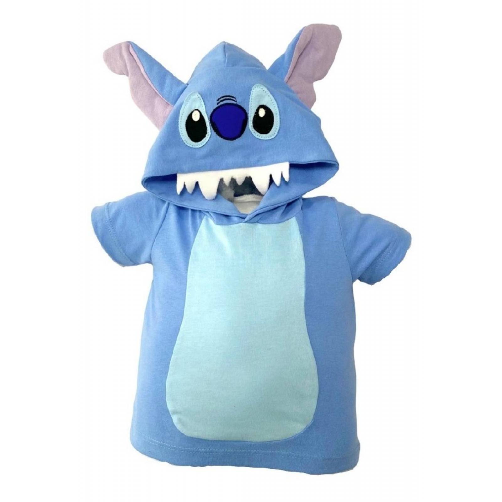 Conjunto Algodón Short Y Playera Stitch Disney 