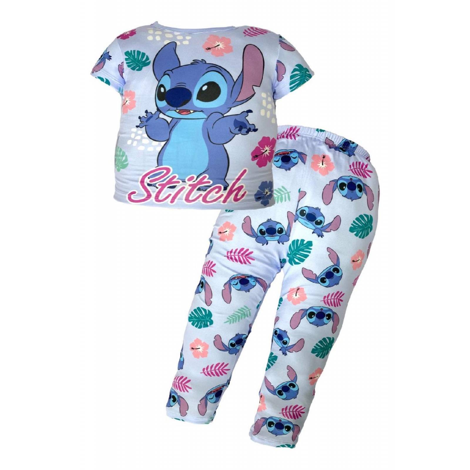 Pijama 2 Piezas Disney Stich Dama (super Suave) 
