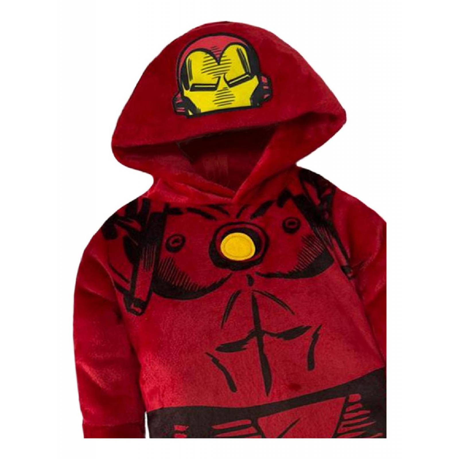 Mameluco Con Gorro Bordado Marvel Ironman Niño 