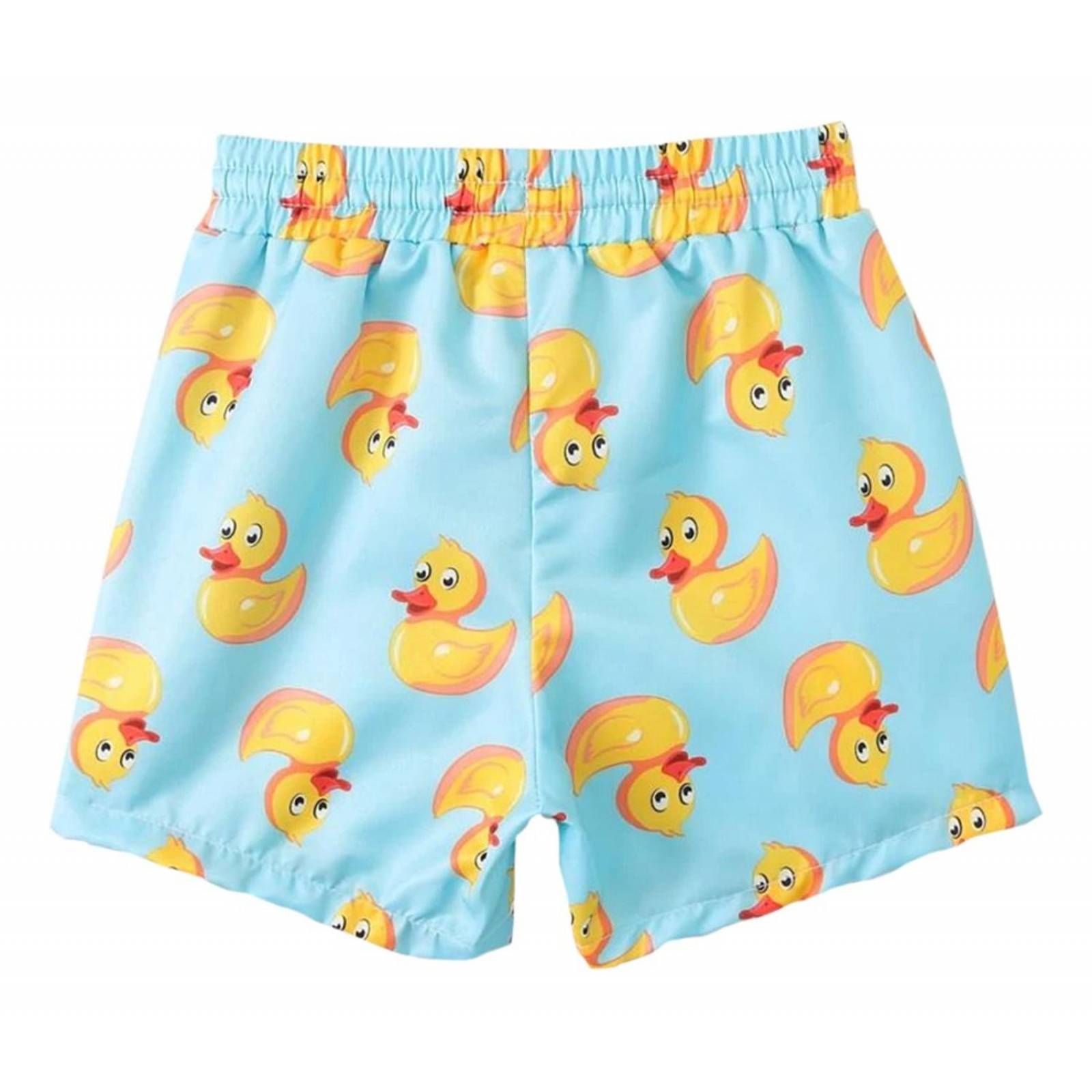 Traje De Baño Para Bebe Niño Estilo Short Boxer Patitos 