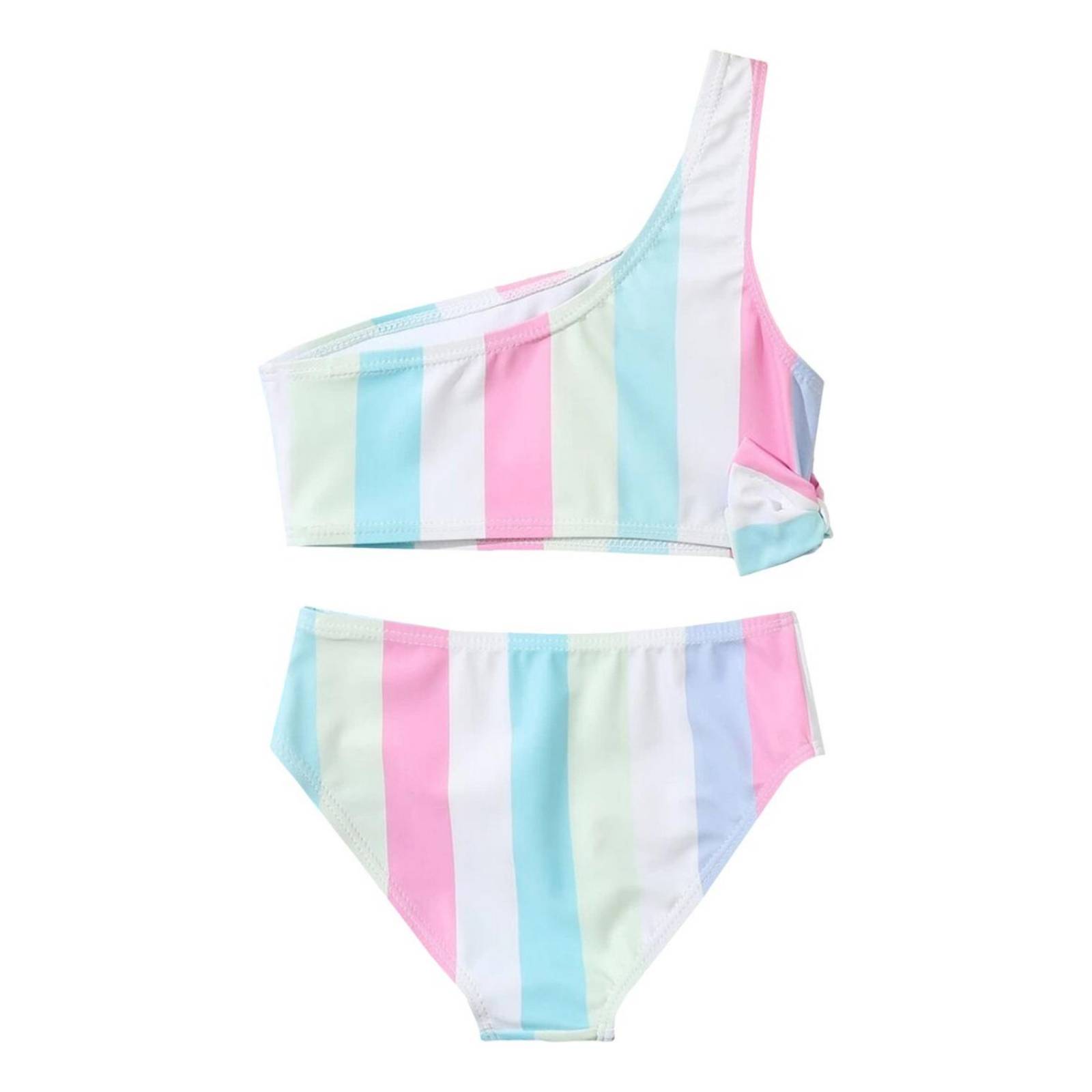 Traje De Baño De 2 Piezas Para Niña Conjunto De Bikini Top 