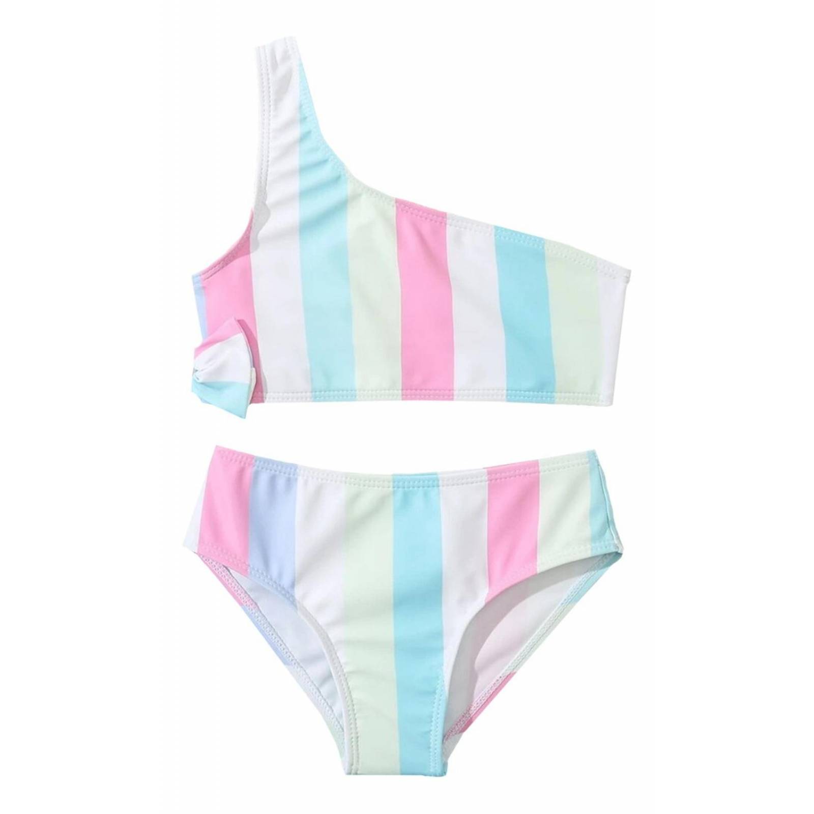 Traje De Baño De 2 Piezas Para Niña Conjunto De Bikini Top 