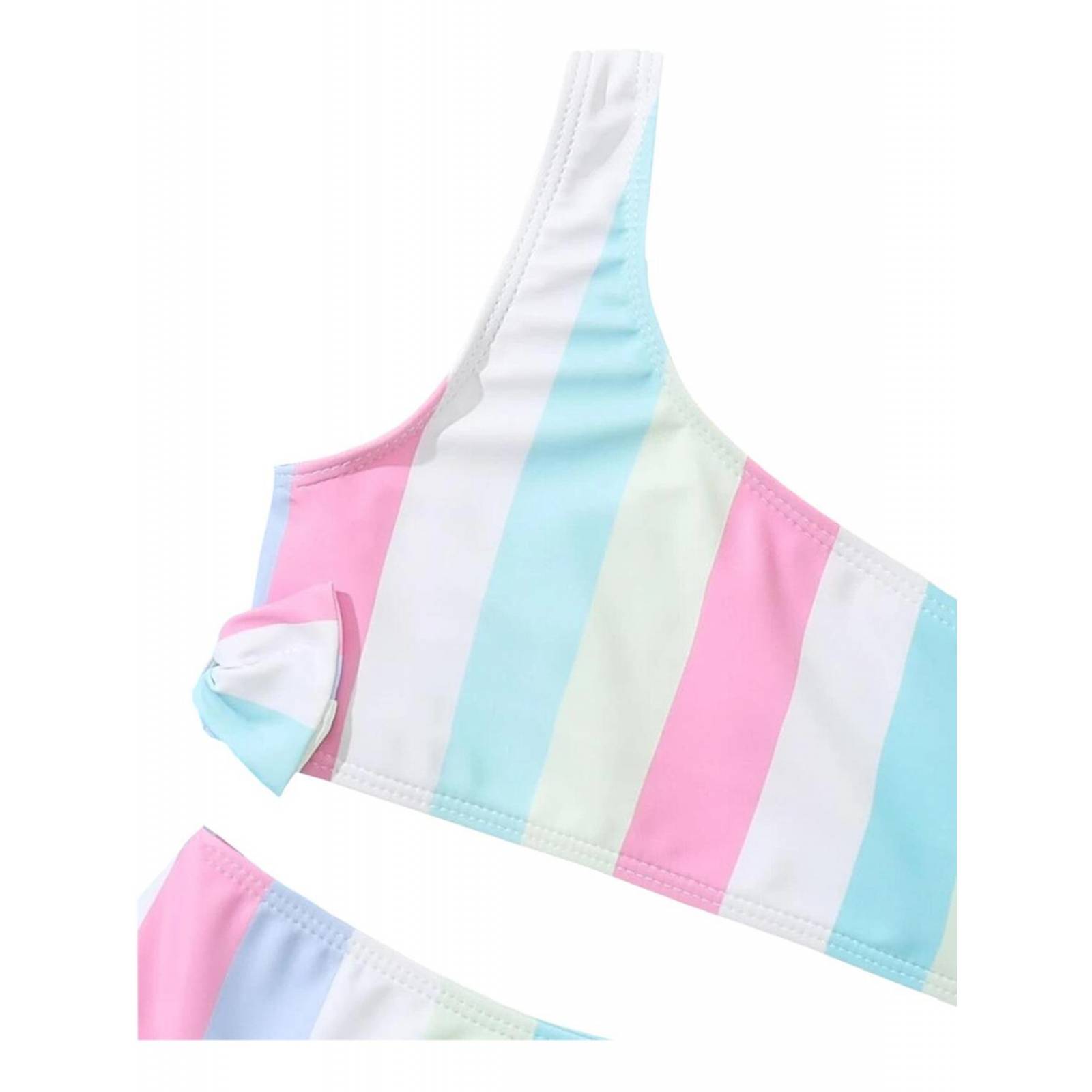 Traje De Baño De 2 Piezas Para Niña Conjunto De Bikini Top 