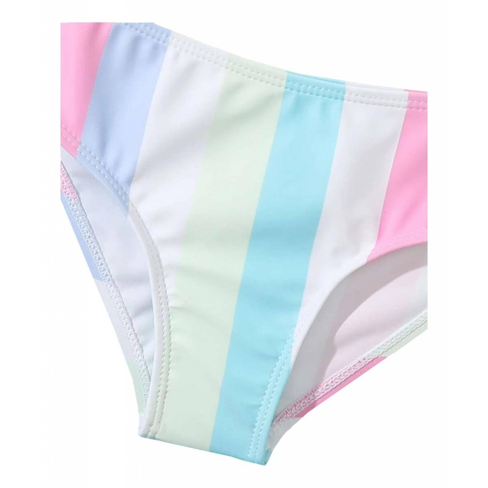 Traje De Baño De 2 Piezas Para Niña Conjunto De Bikini Top 