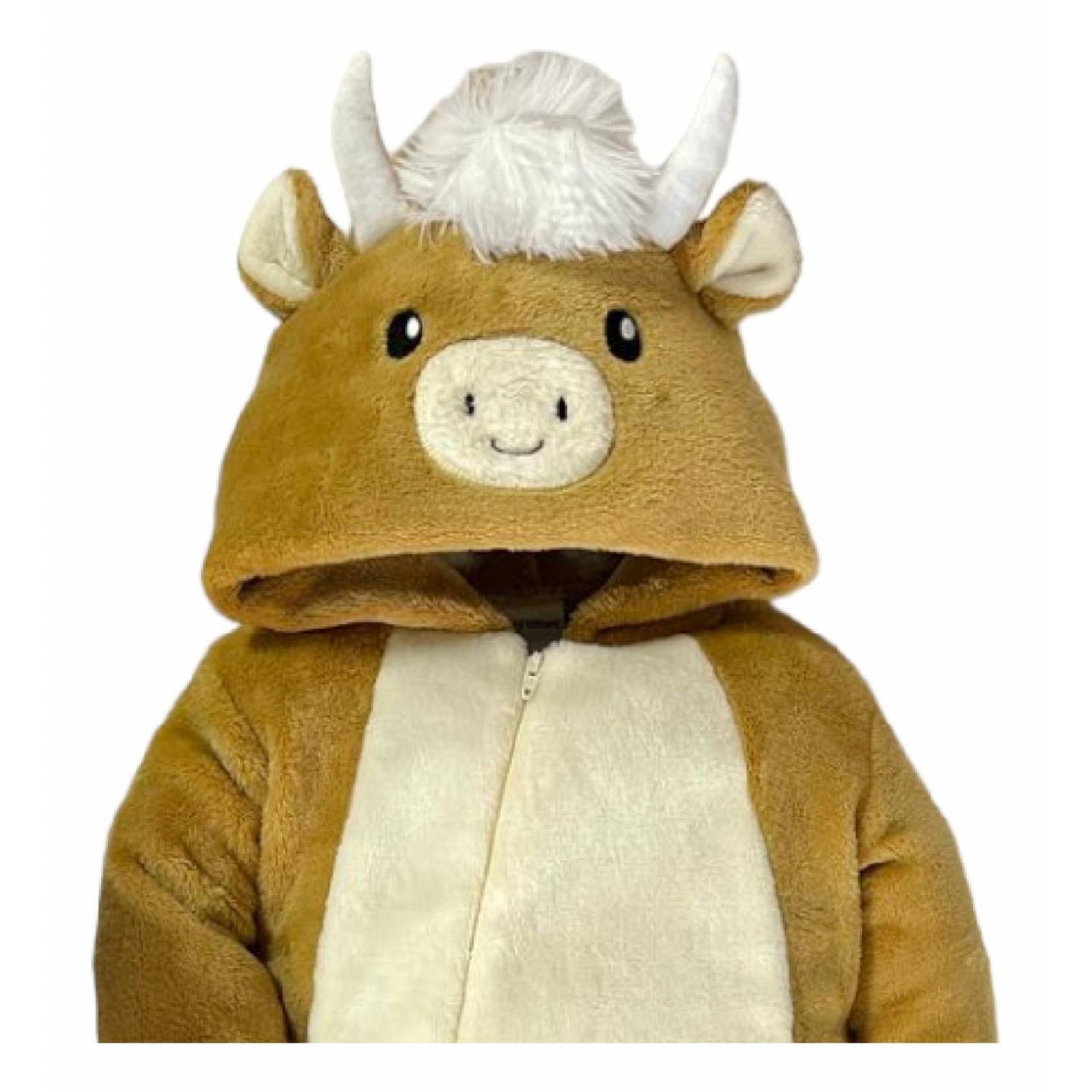 Mameluco Con Gorro Bordado Toro