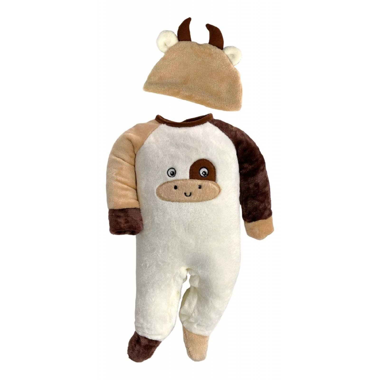 Mameluco Con Gorro Bordado Toro Con Gorro Aparte