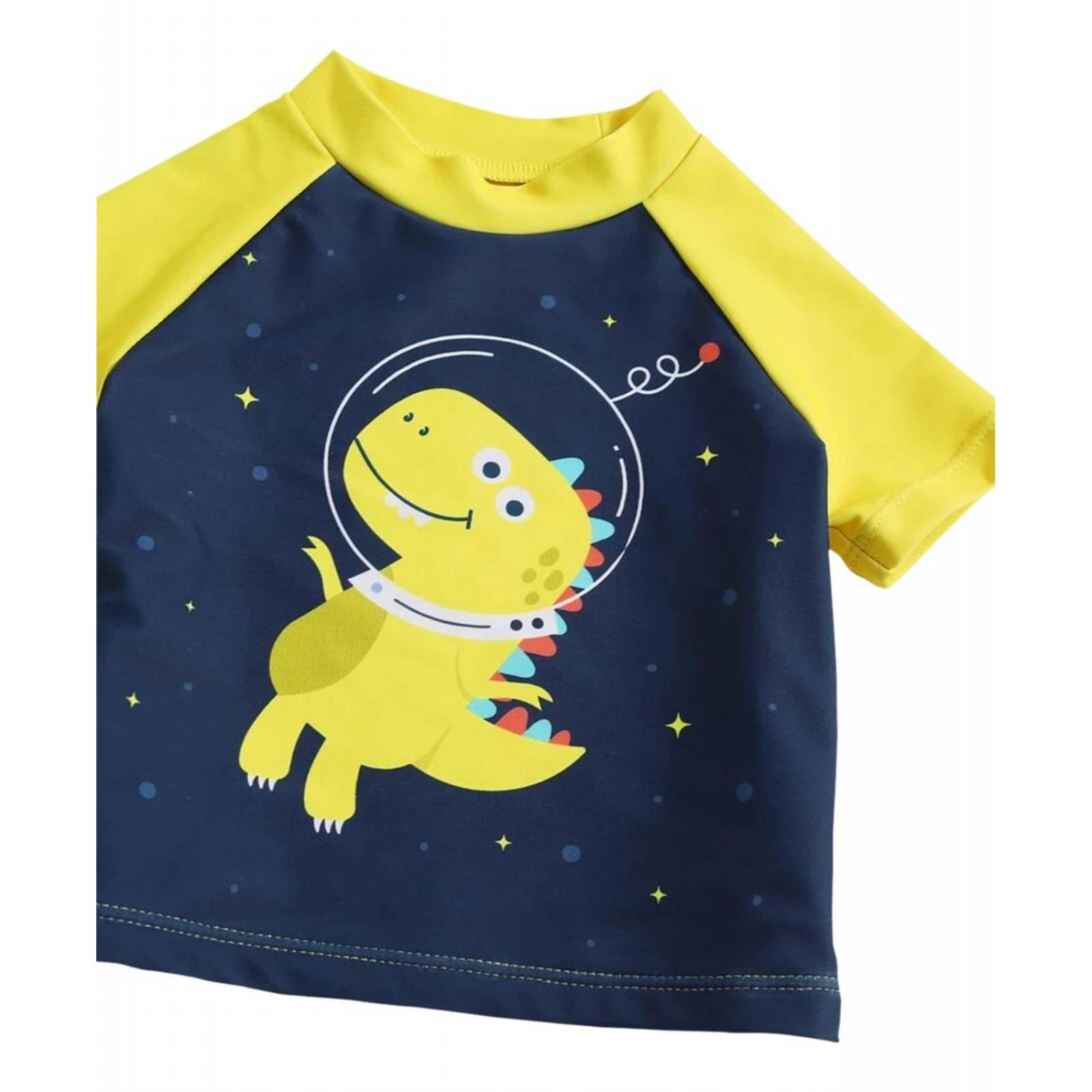 Conjunto 2 Piezas Playera Y Traje De Baño Dinosaurio 