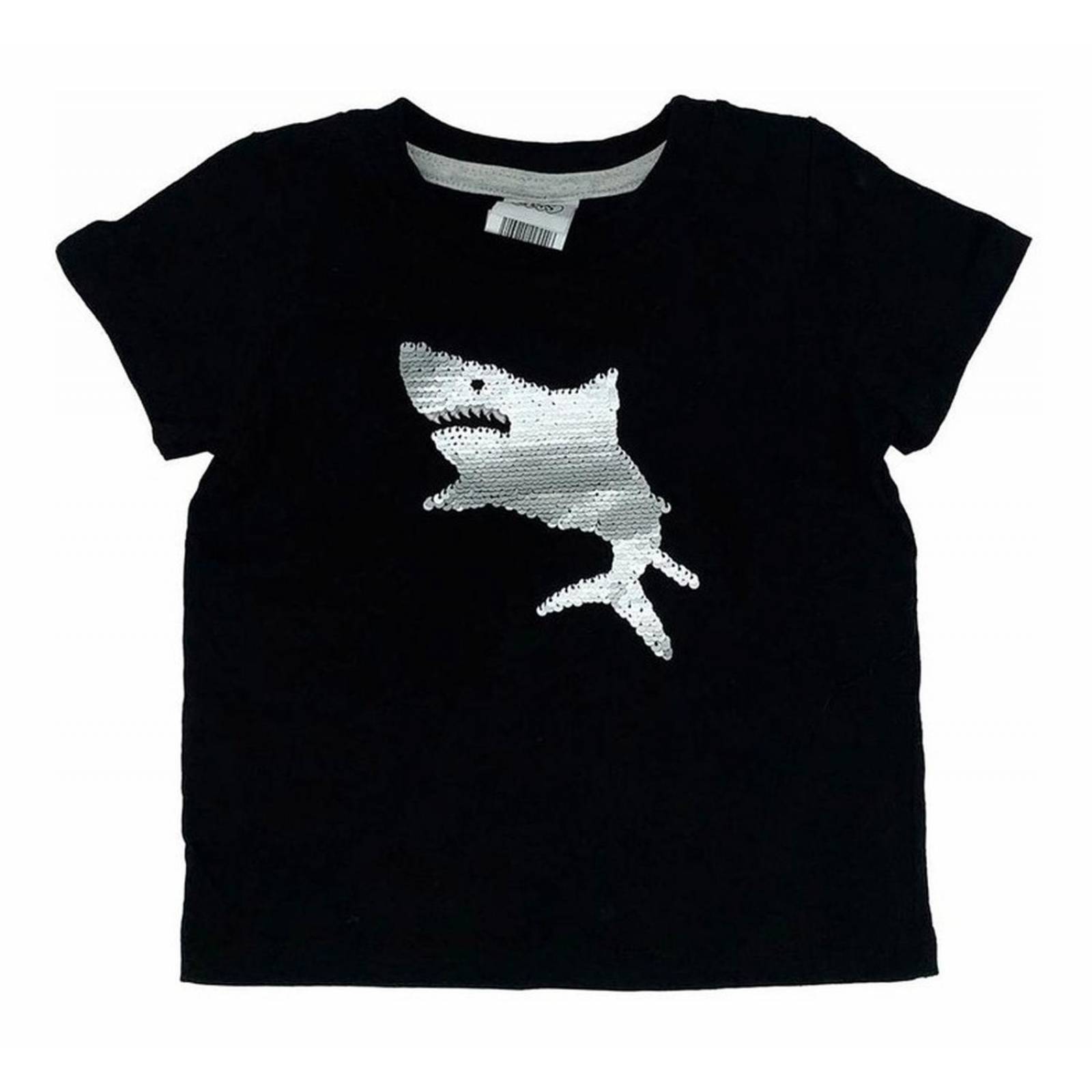 Conjunto Algodón Short Y Playera Con Aplicación Tiburón 