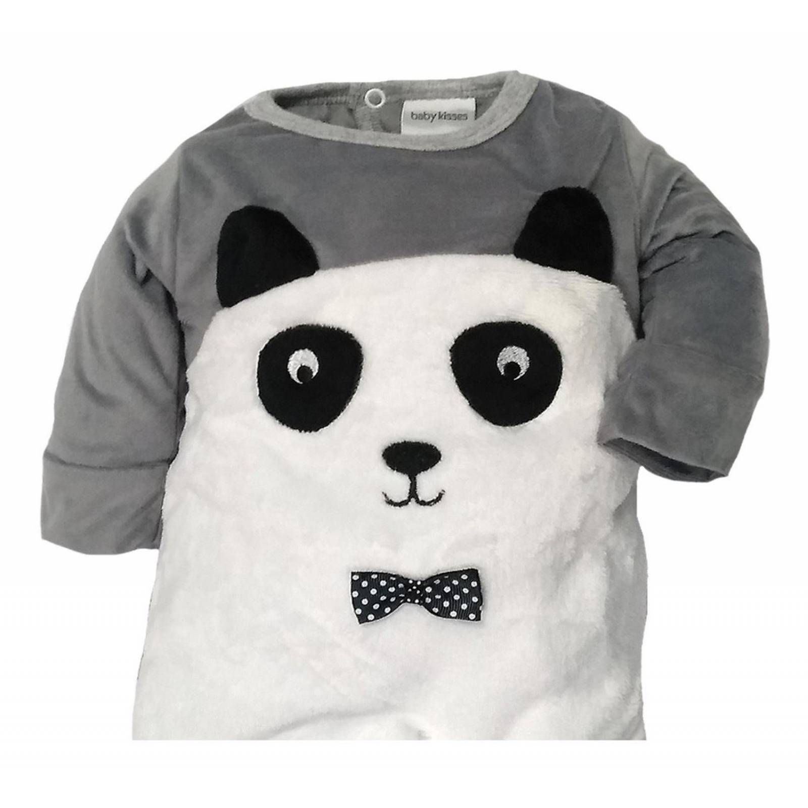 Mameluco Bordado Oso Panda 