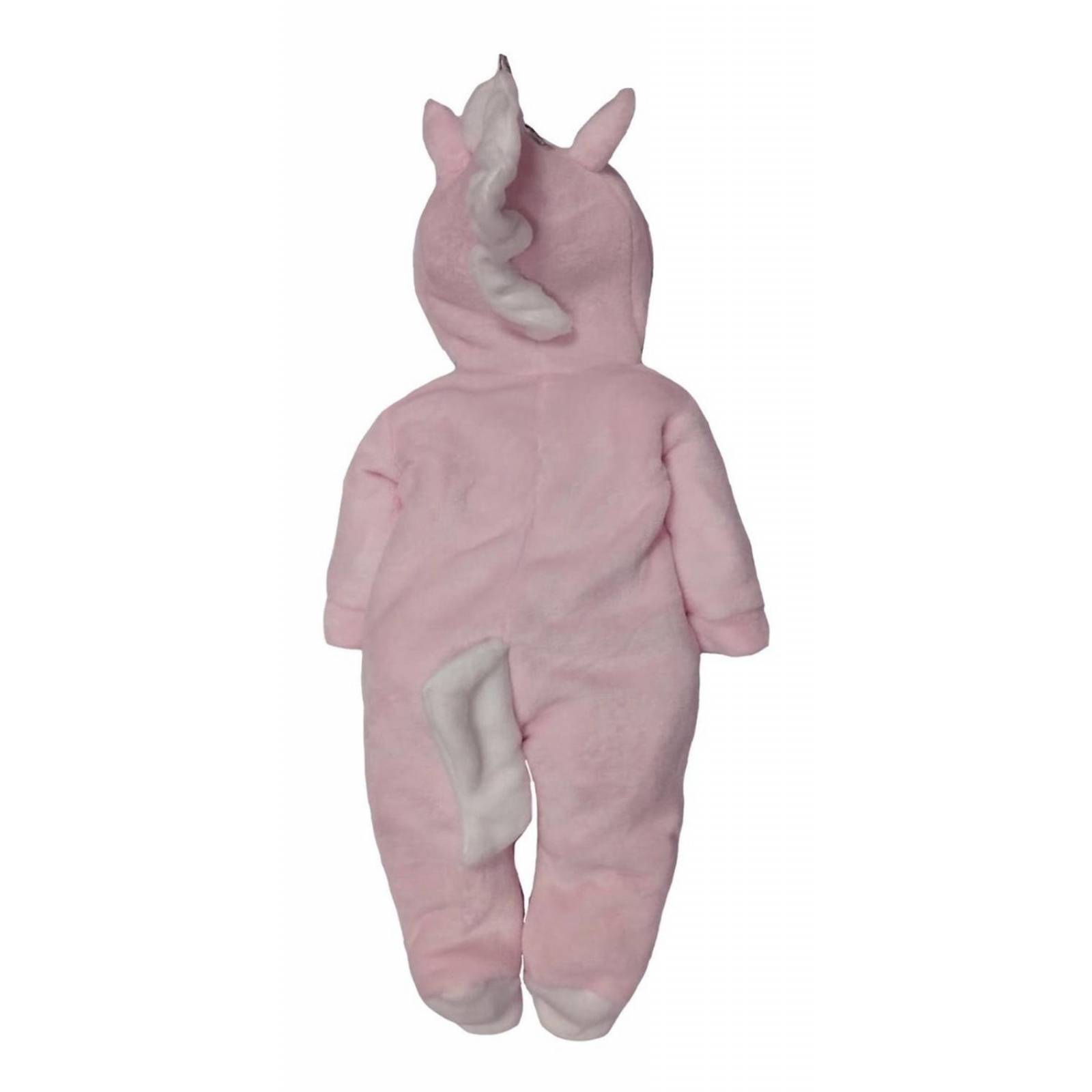 Mameluco Con Gorro Bordado Unicornio Rosa 