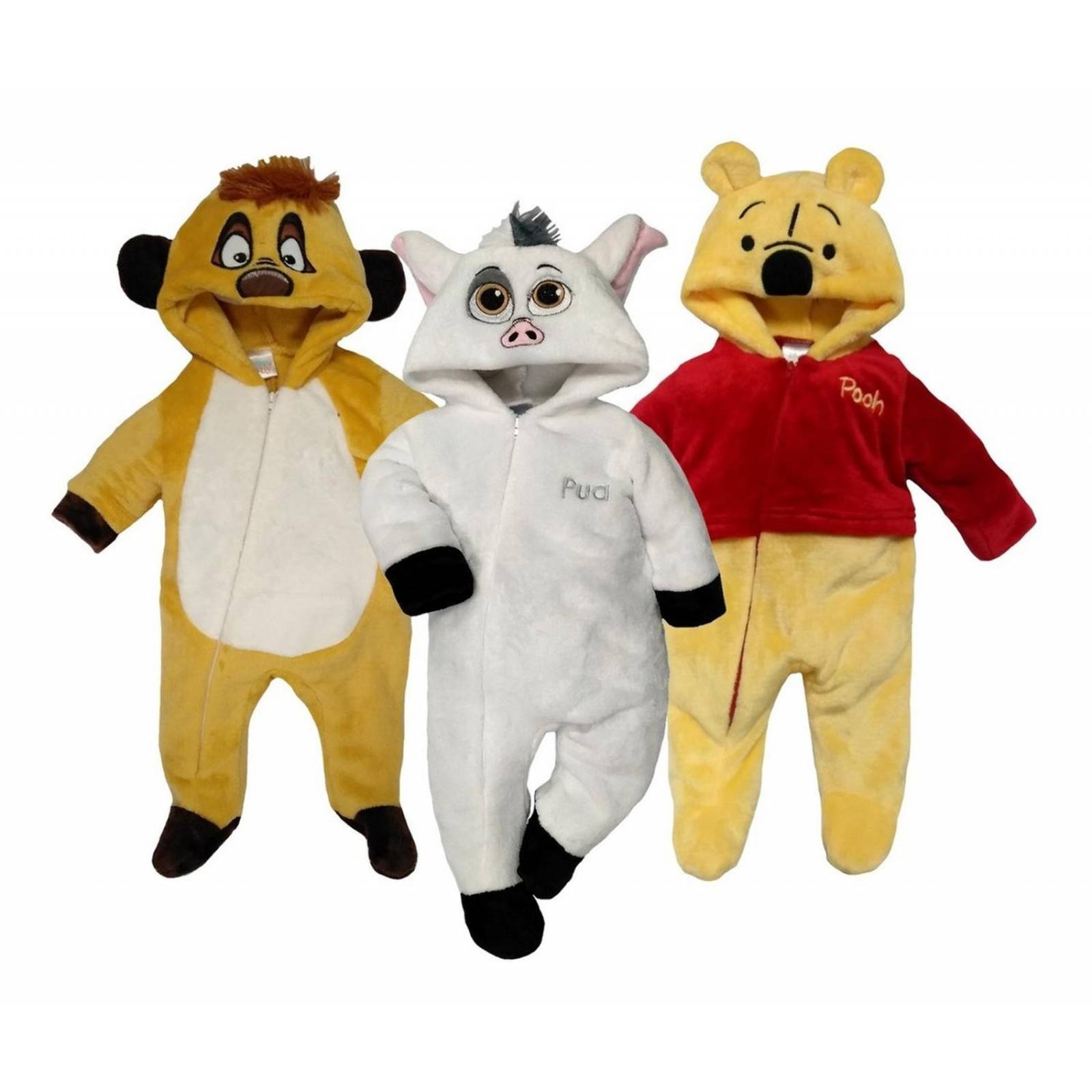 Kit 3 Mamelucos Disney Timon, Pua, Winnie Pooh A Precio De 2 