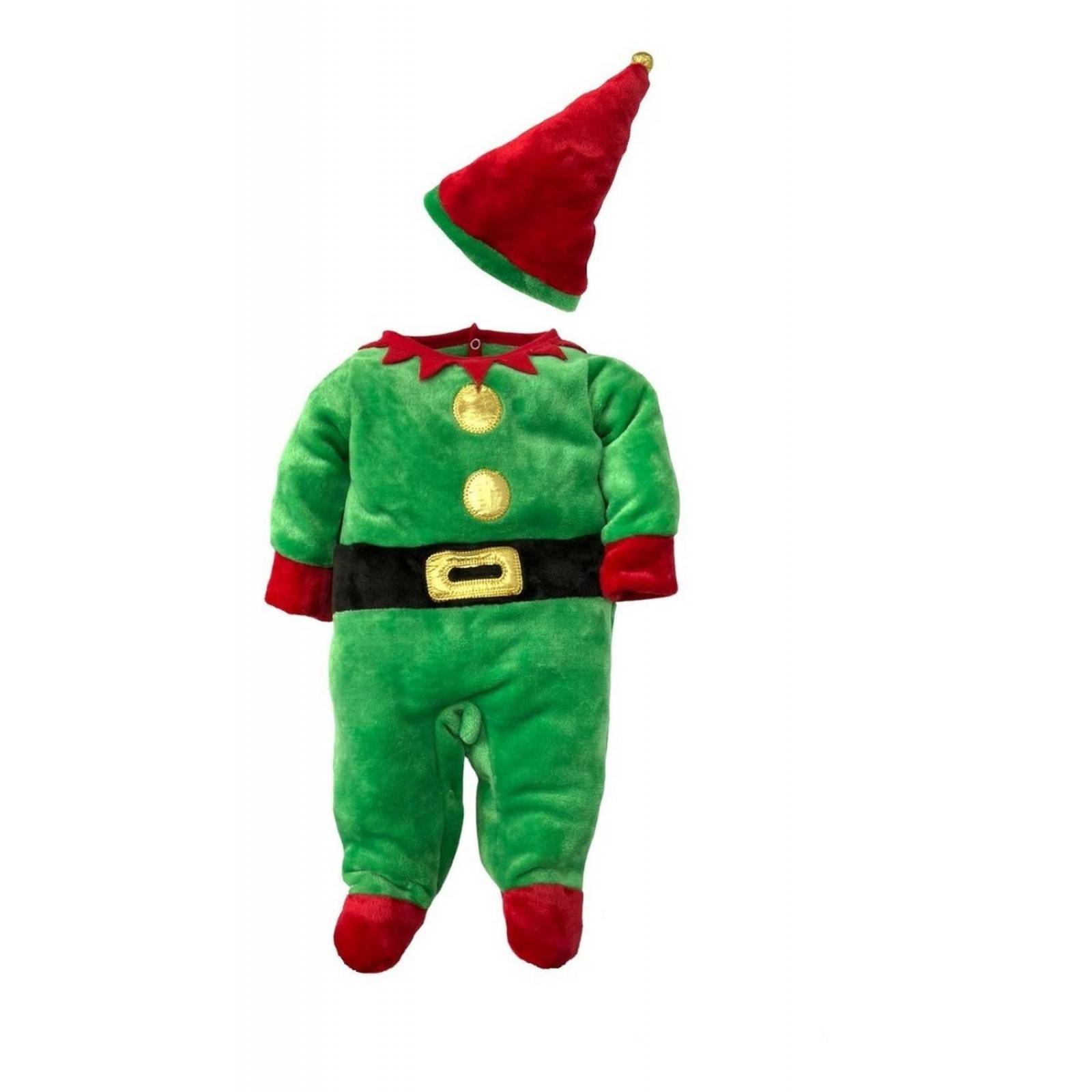 Kit 3 Mamelucos Navidad Santa Claus, Muñeco De Nieve, Duende 