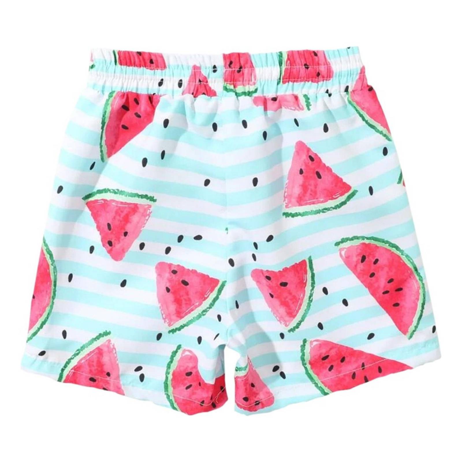 Traje De Baño Para Bebe Niño Estilo Short Boxer Sandia 