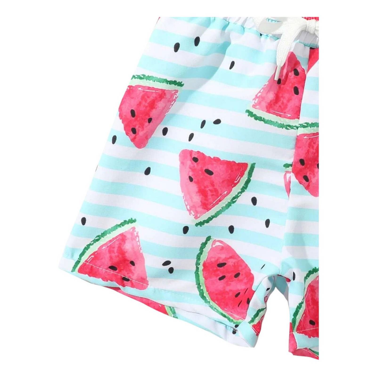 Traje De Baño Para Bebe Niño Estilo Short Boxer Sandia 