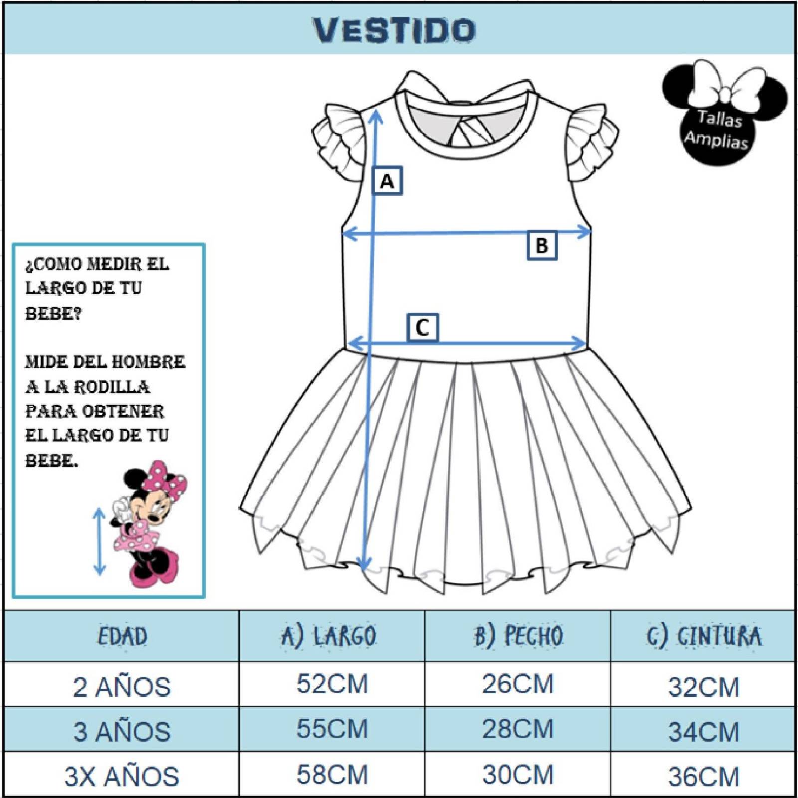 Vestido estampado sin manga Disney Rapunzel 