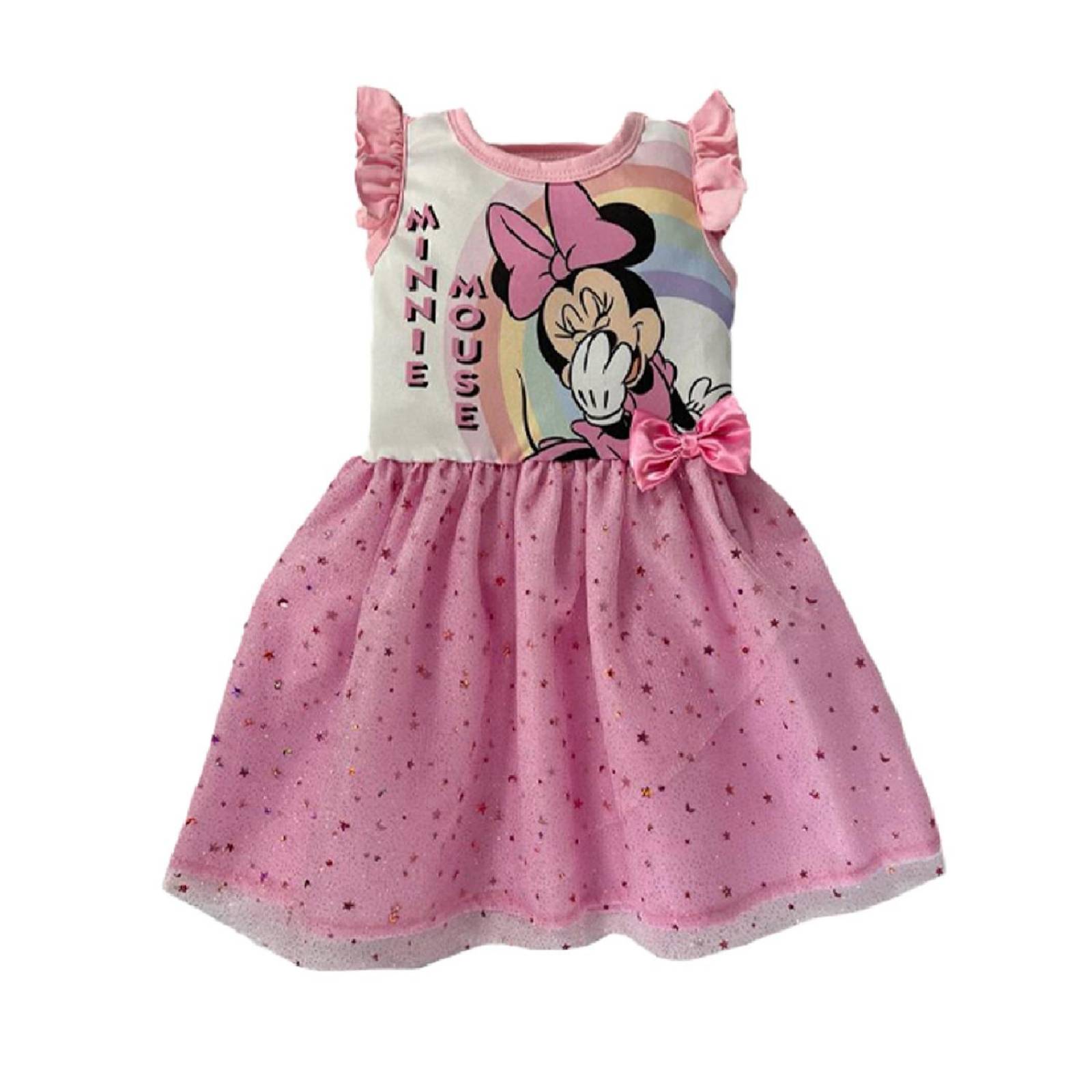 Vestido sublimado con moño Disney Minnie Mouse 