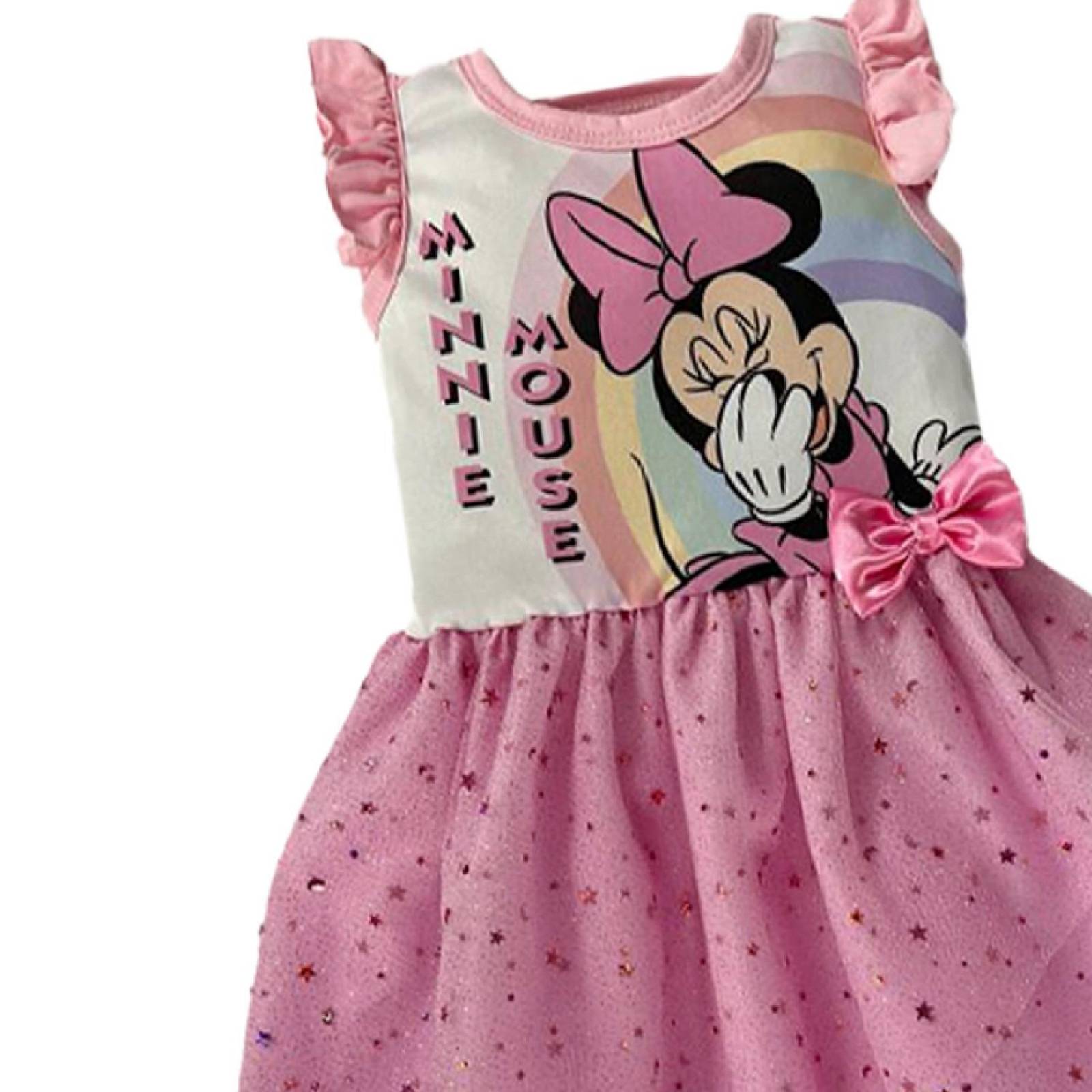 Vestido sublimado con moño Disney Minnie Mouse 
