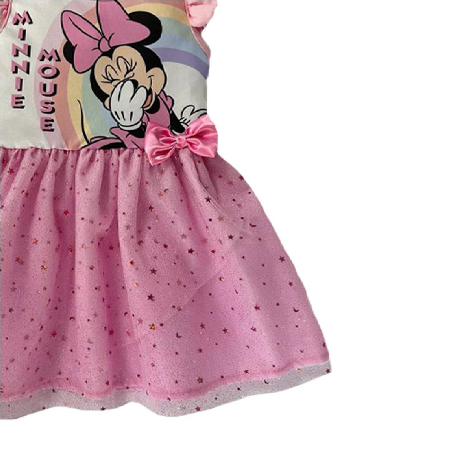 Vestido sublimado con moño Disney Minnie Mouse 
