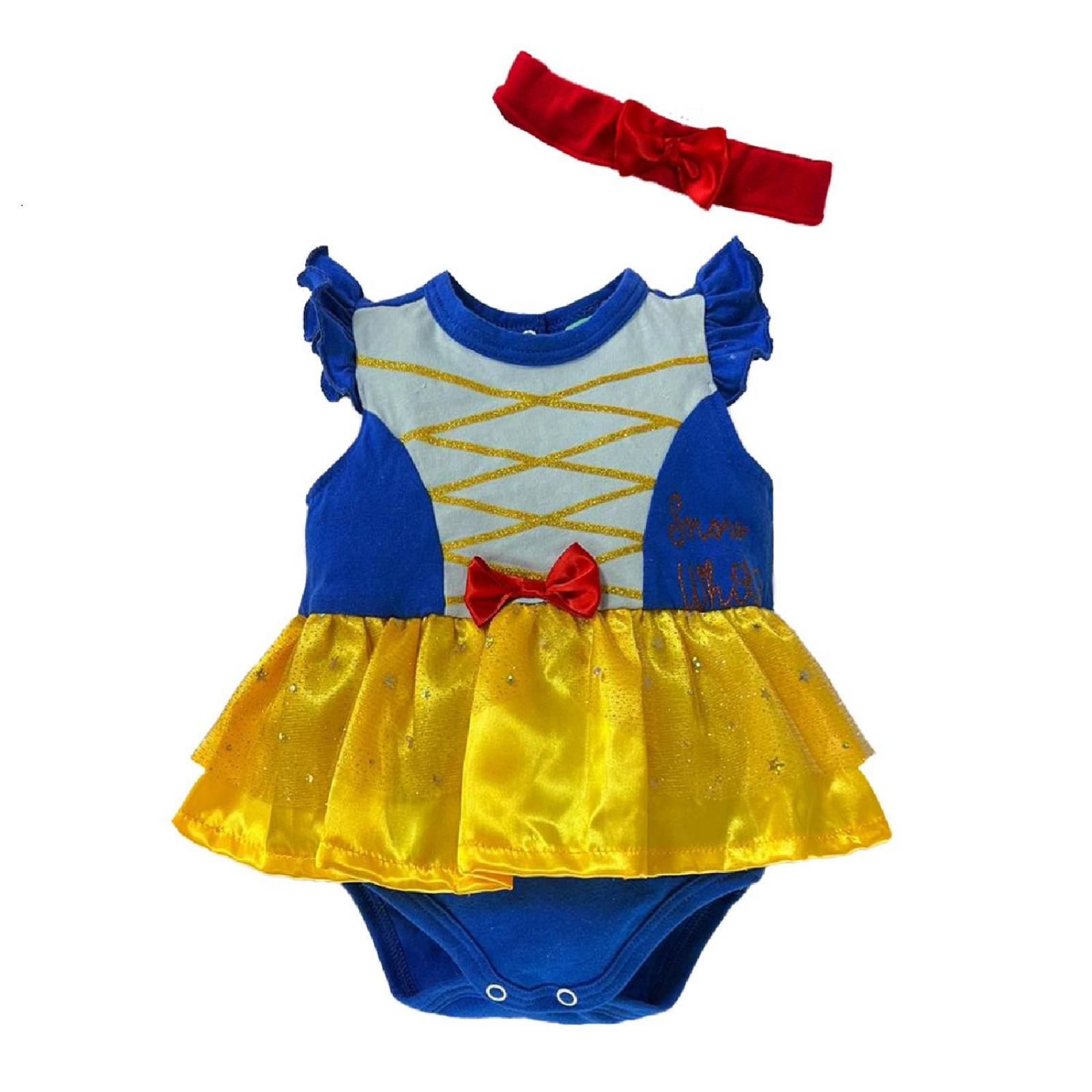 Pañalero estampado con tutu Disney Princess Blanca Nieves .