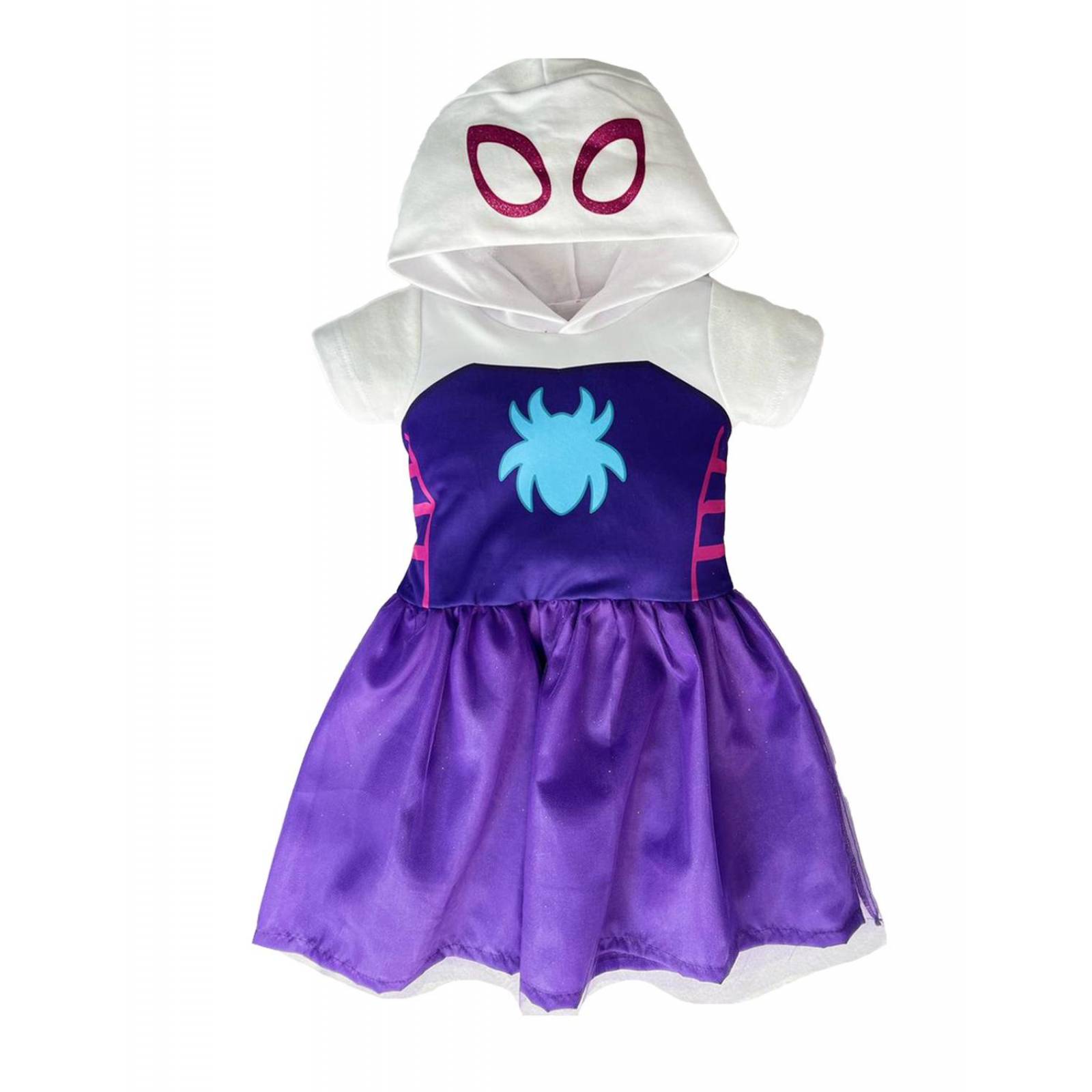 Kit 2 Vestidos Marvel Spiderman, Gwen 