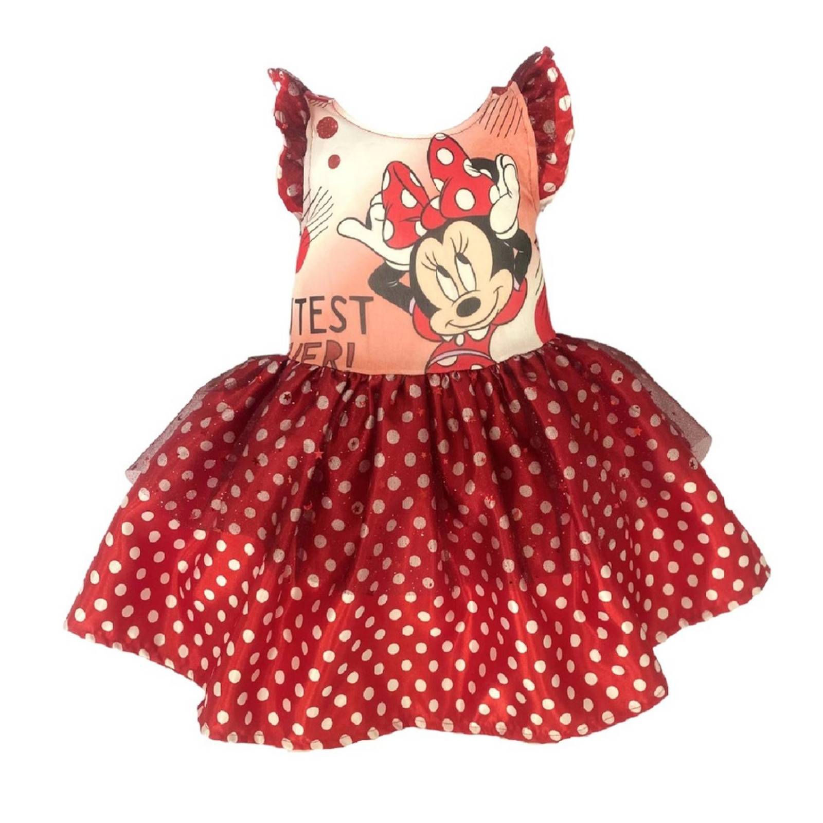 Kit 3 Vestidos Minnie Mouse 