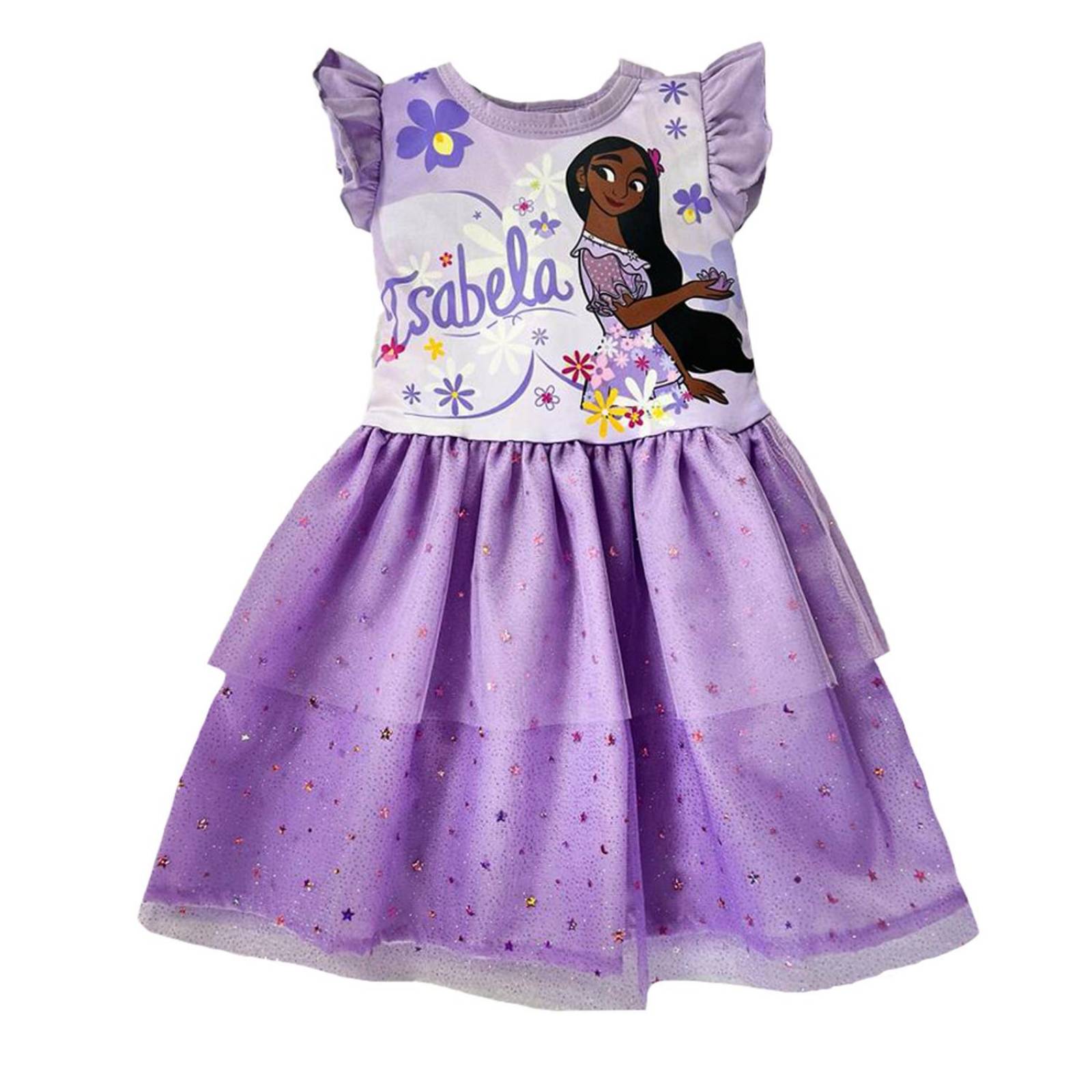 Kit 3 Vestidos Disney Minnie, Stitch, Isabela 