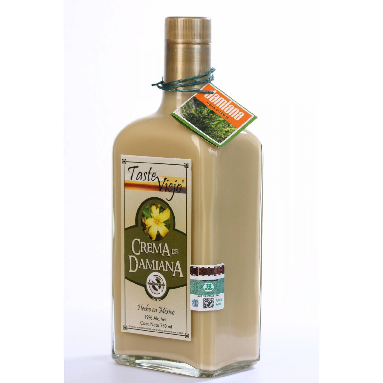 Crema de Damiana Artesanal Gourmet De Baja California Sur 750 ml