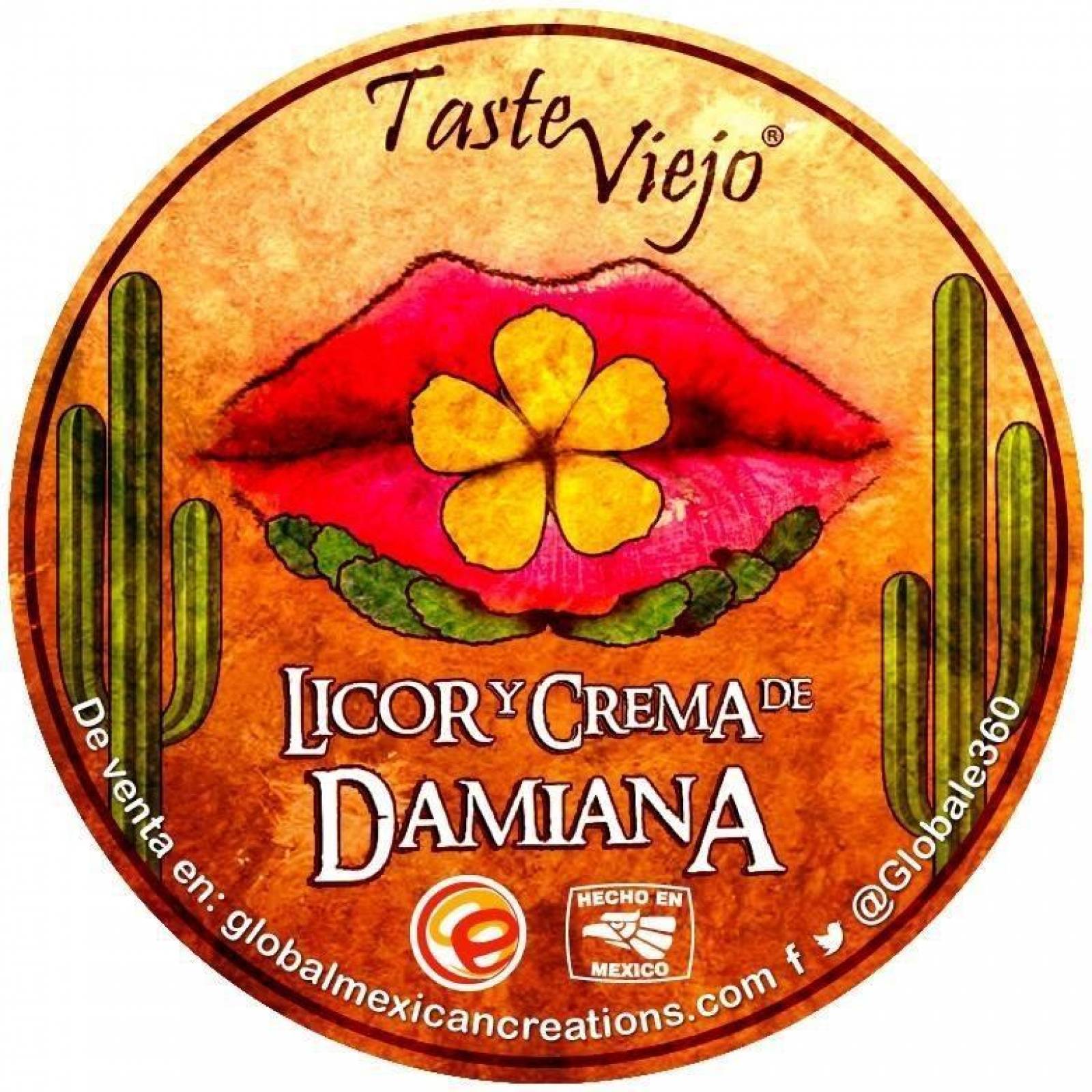 Crema de Damiana Artesanal Gourmet De Baja California Sur 750 ml