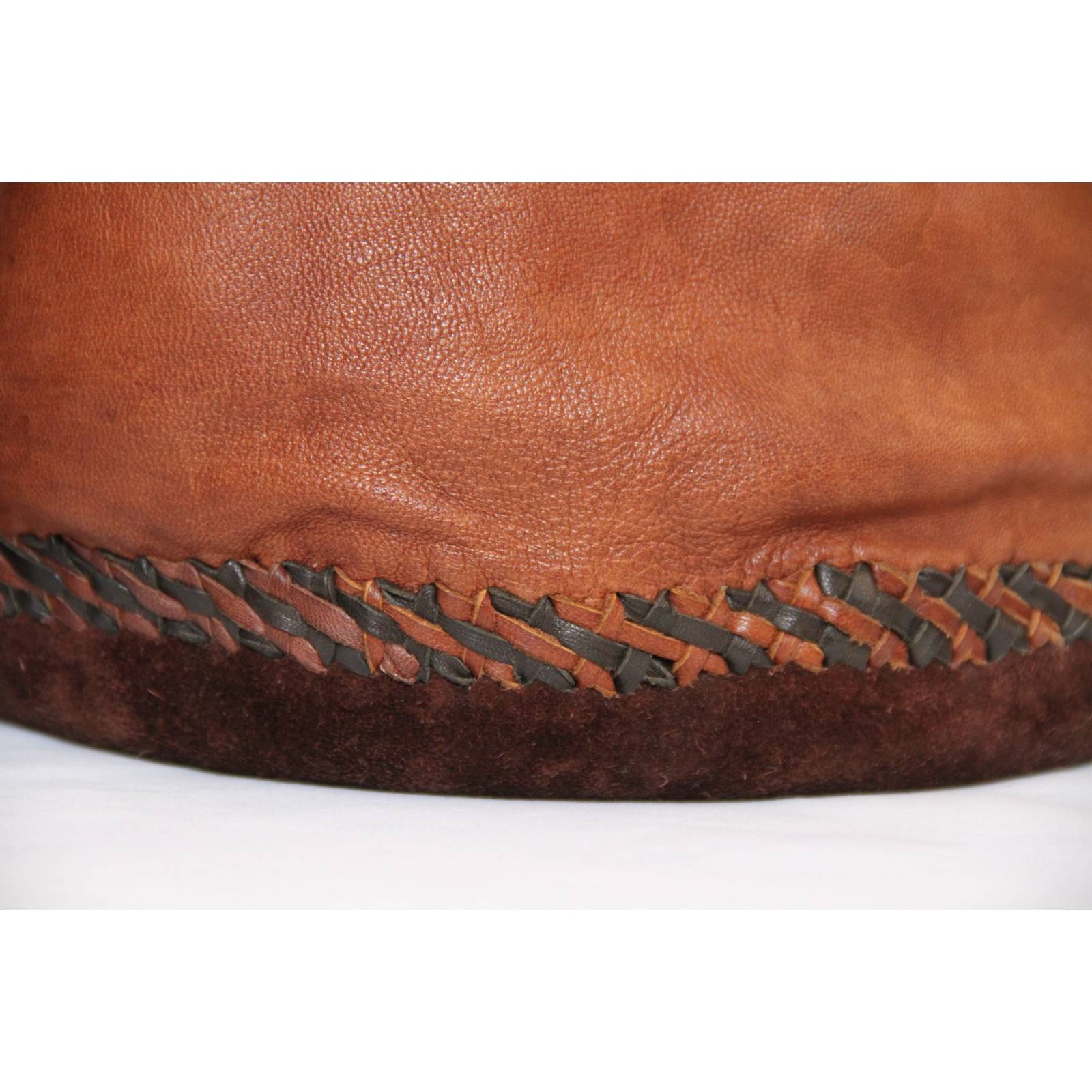 Morral De Piel Original Super Suave Hecha A Mano Por Artesano En Tlaxcala