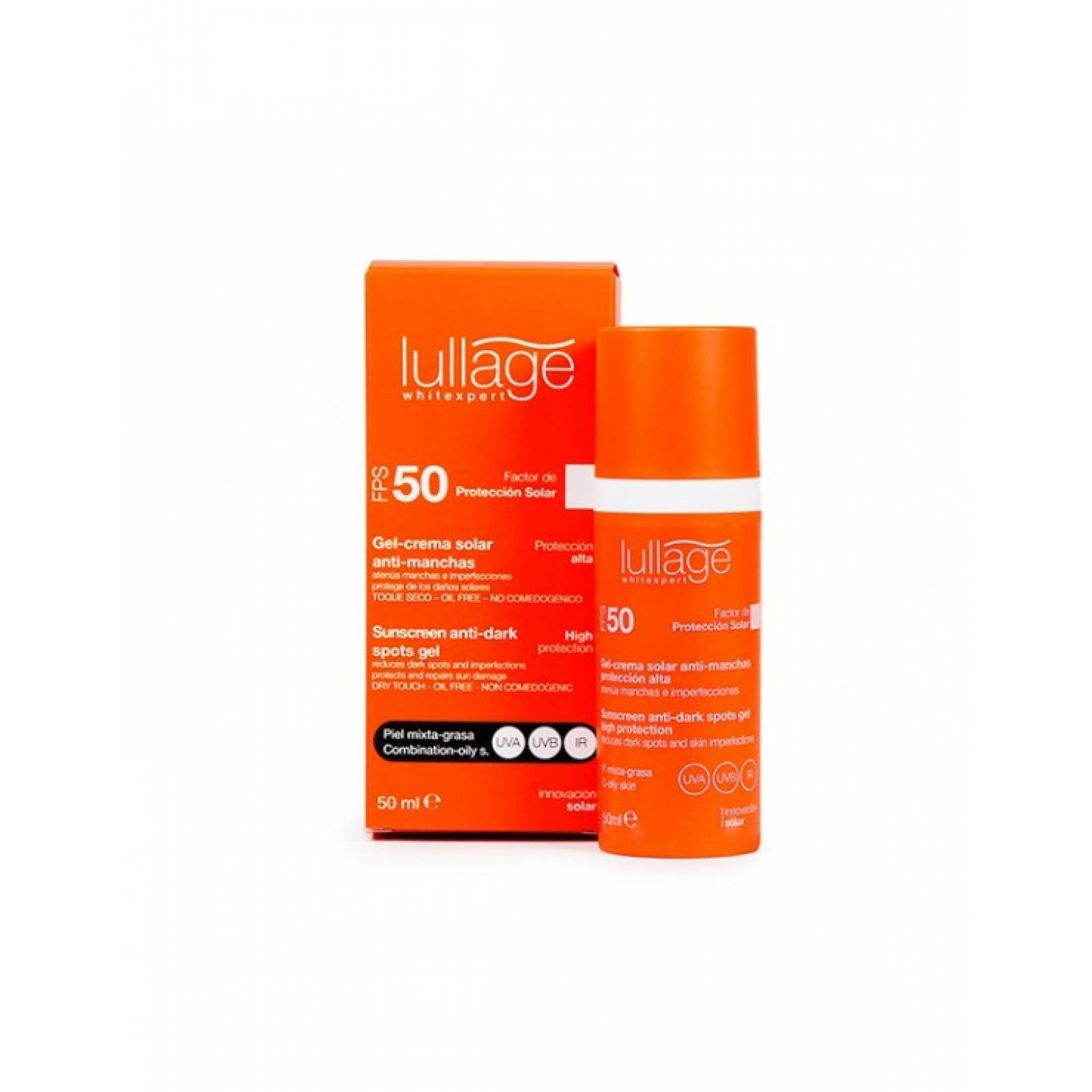 Lullage Protector Solar Gel Piel mixta-grasa SPF50 50ML