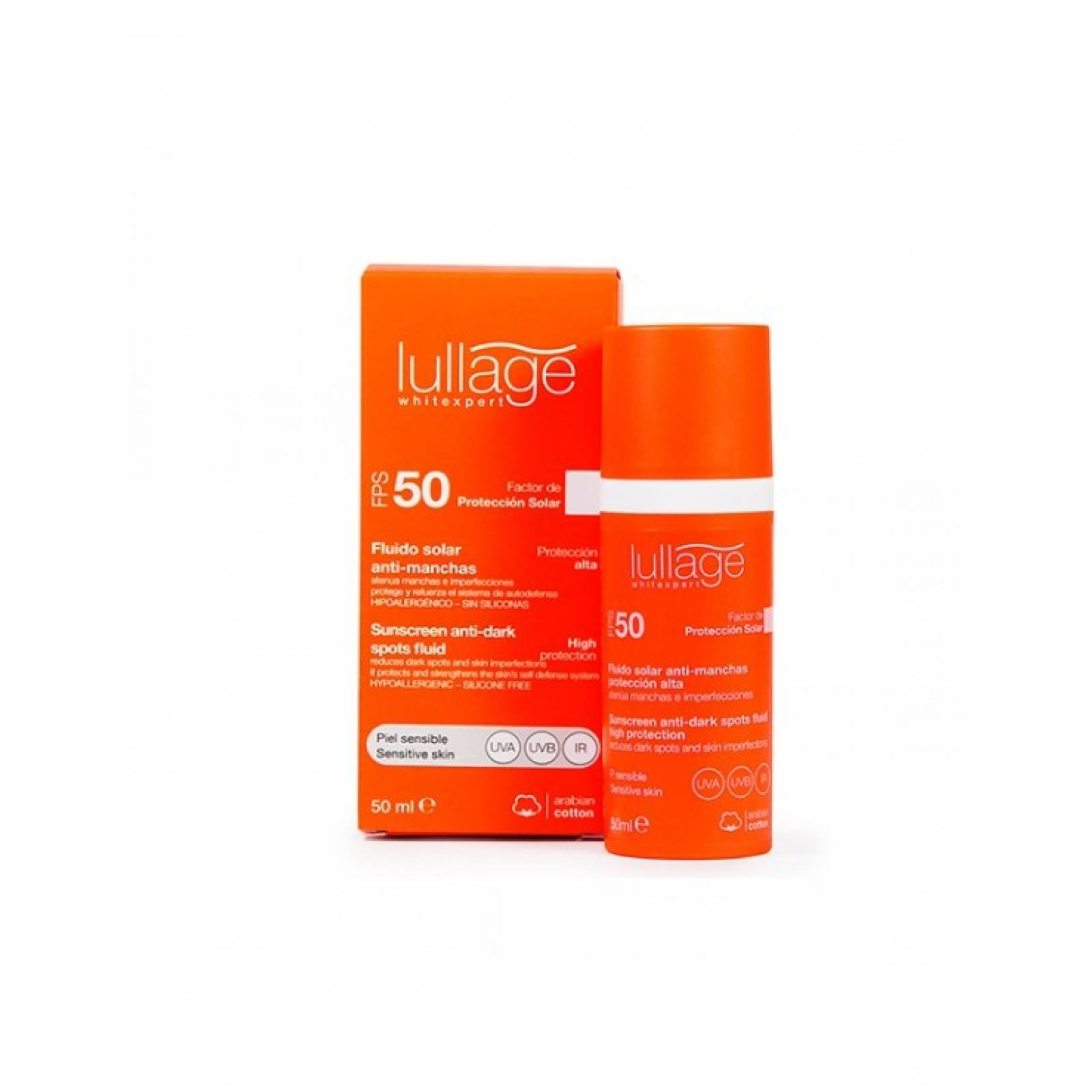 Lullage Protector Solar Piel Sensible SPF50 50ML