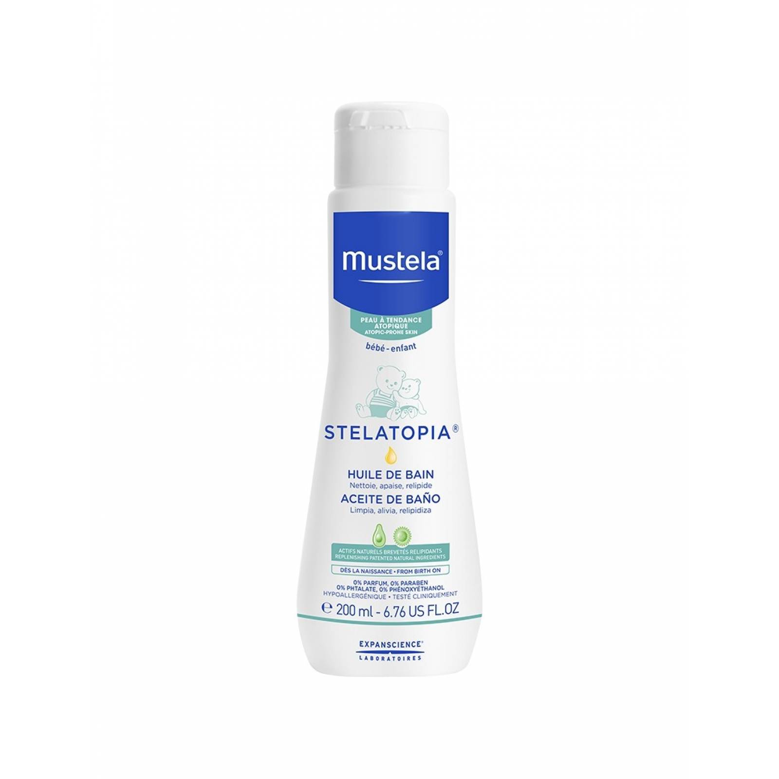 Mustela Aceite de baño Stelatopia Piel con tendencia Atópica 200ML
