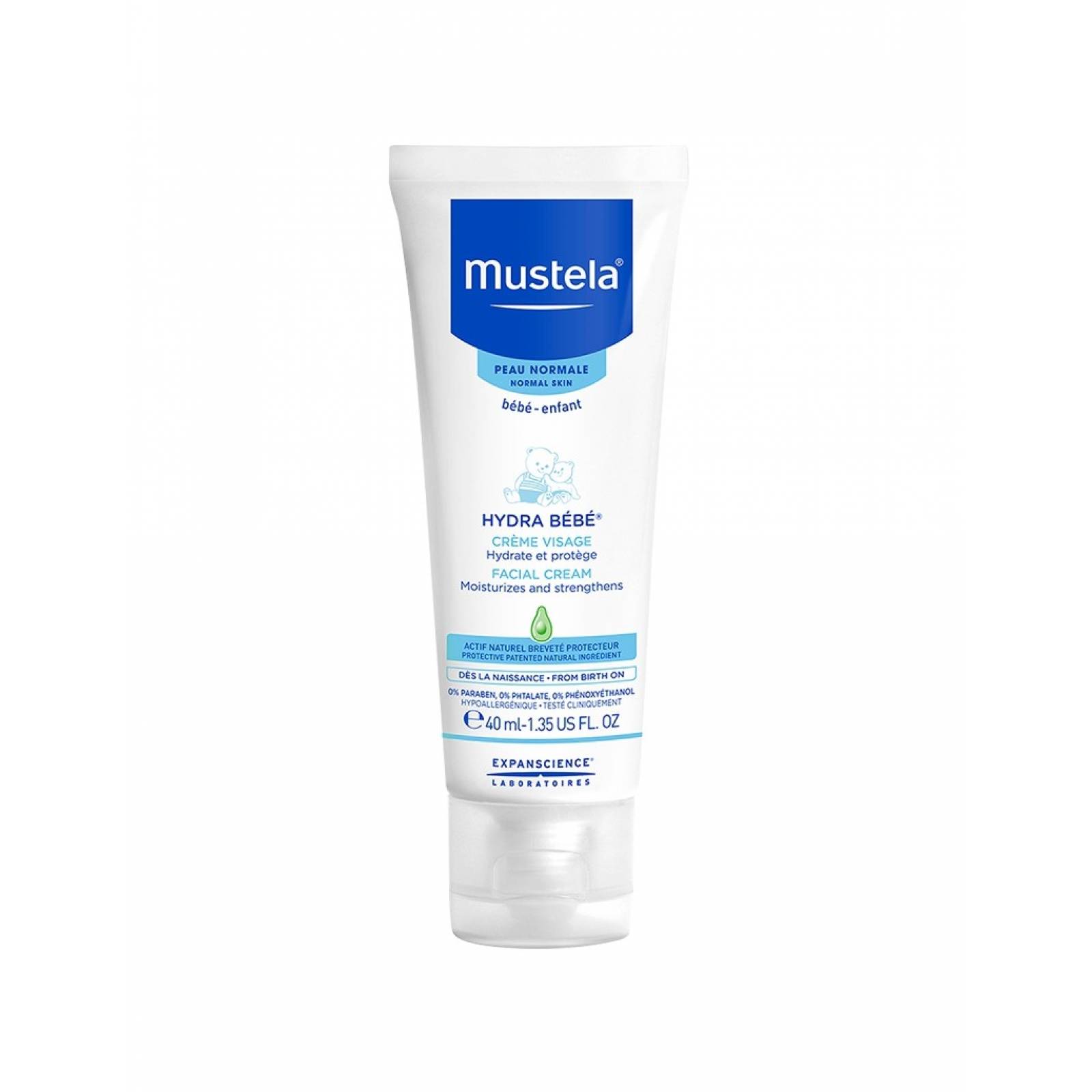 Mustela Hydra Bebé Crema FACIAL para Piel Normal 40ML