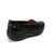 Jarking - Zapato Casual Negro con Detalle de Licra y Bordado a Mano para Dama