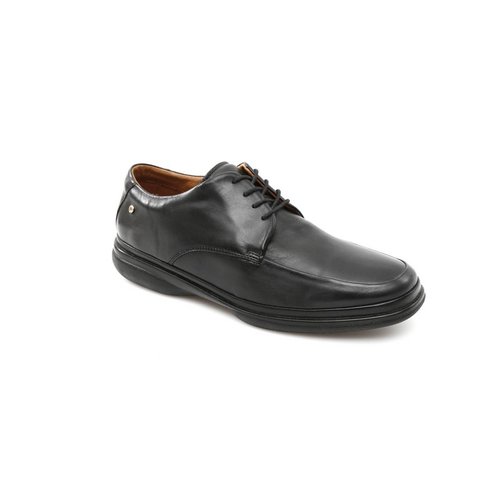 Jarking - Zapato Casual Negro con Agujeta y Plantilla Memory Foam para Caballero