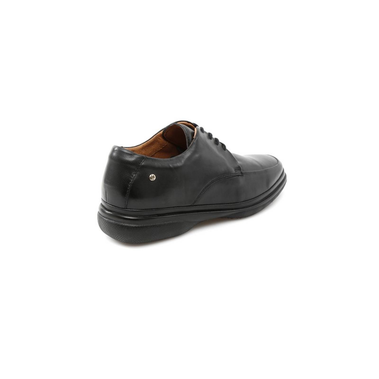 Jarking - Zapato Casual Negro con Agujeta y Plantilla Memory Foam para Caballero