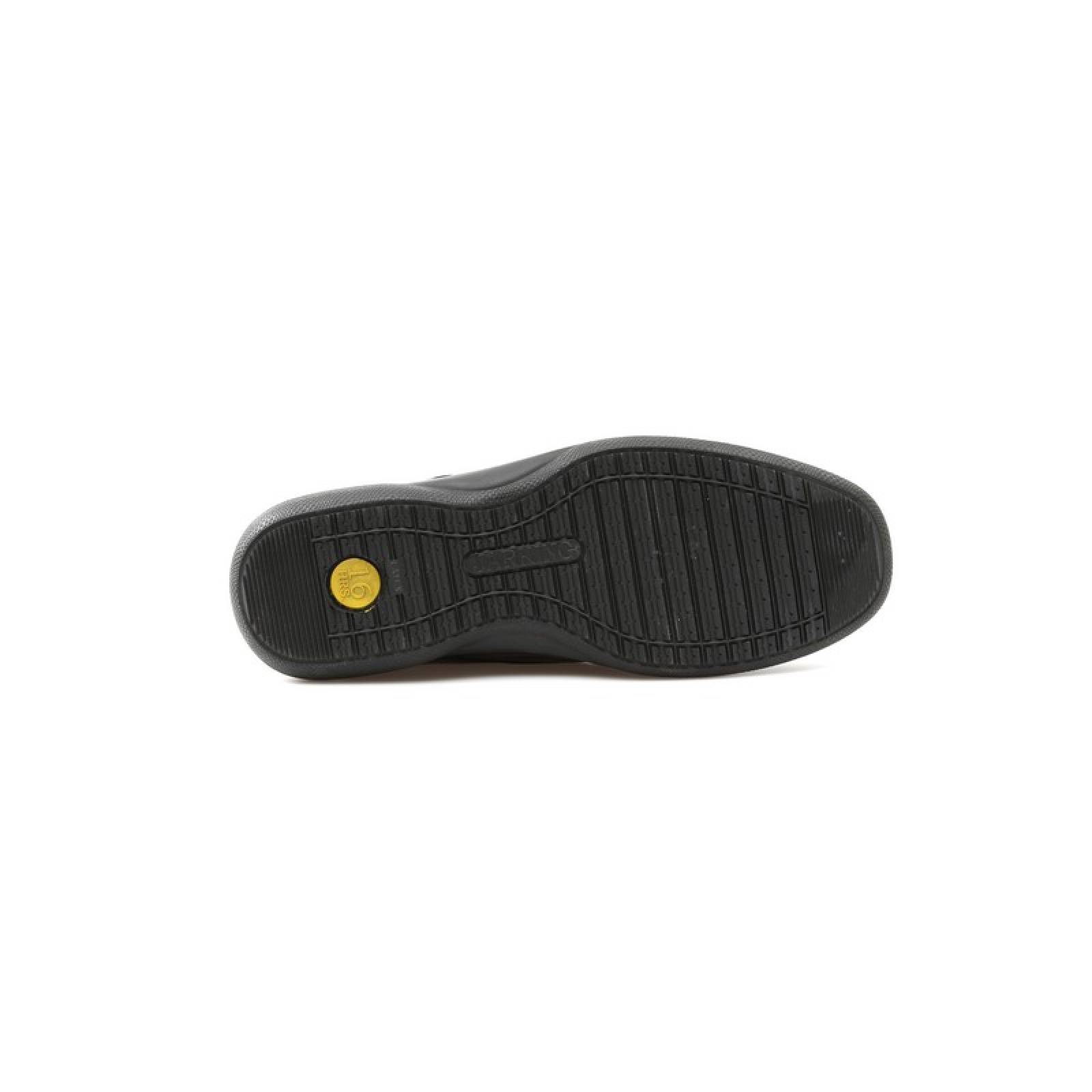 Jarking - Zapato Casual Negro con Agujeta y Plantilla Memory Foam para Caballero