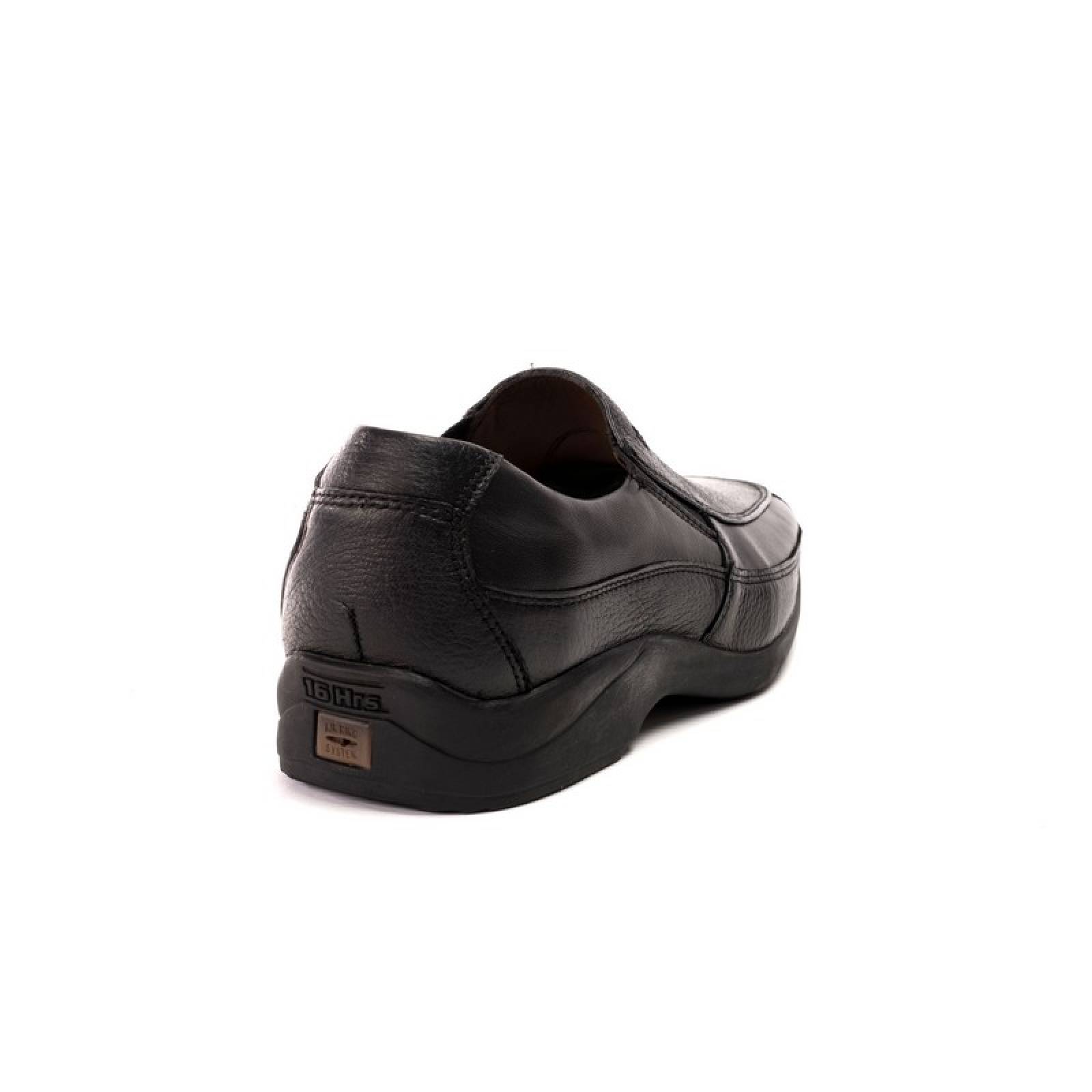 Jarking - Zapato Casual Negro Ultra Flexible con Elásticos en Empeine ...