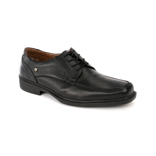 Jarking - Zapato Formal Negro con Agujeta y Plantilla Memory Foam para Caballero