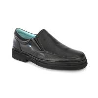Jarking - Zapato Casual Negro Con Elásticos En Empeine Y Amplitud Especial Para Caballero