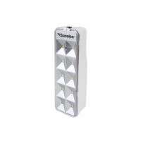 Sanelec Luminario De Emergencia Recargable 10 Leds, 2 Intensidades