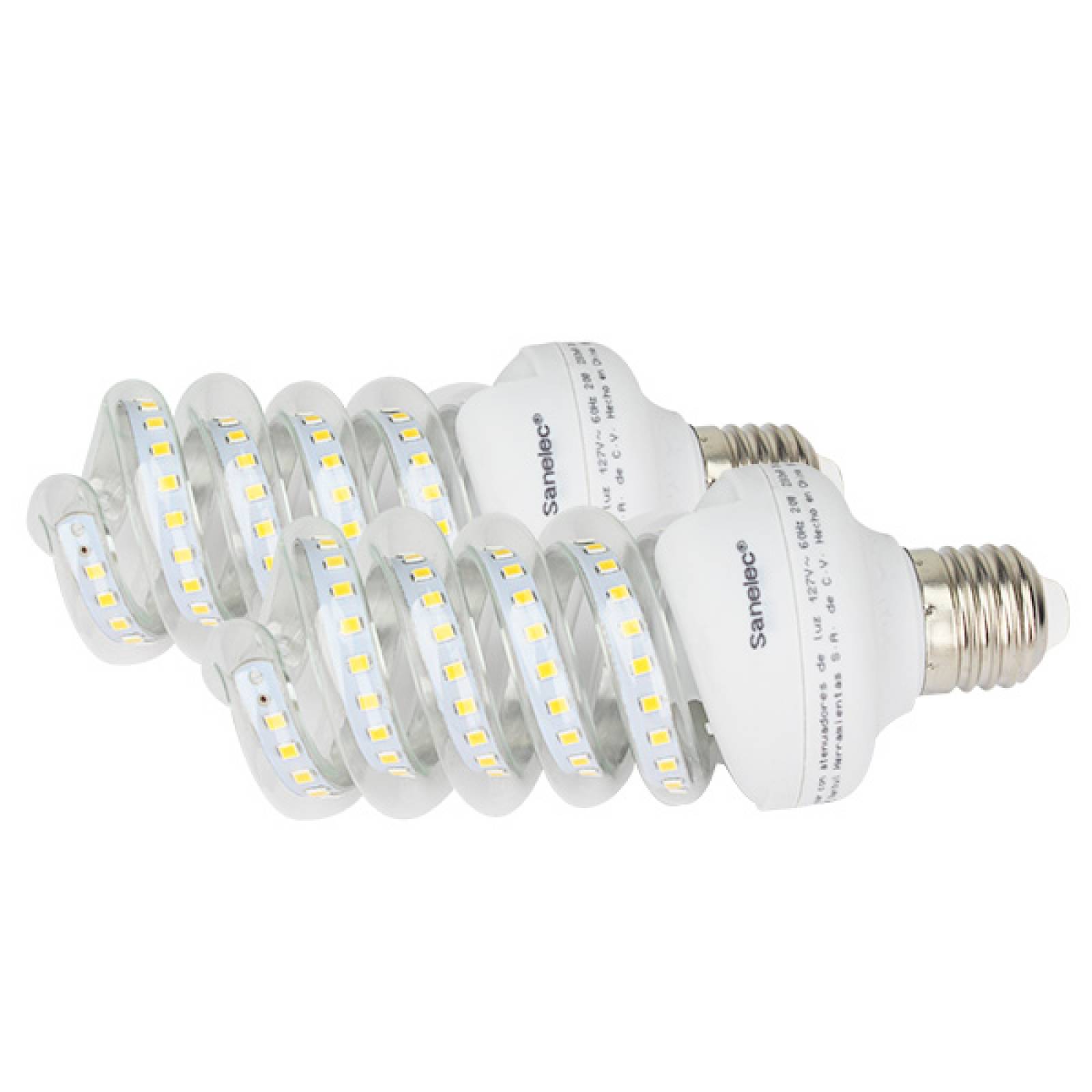 Foco led tipo twister, luz fría 20 W