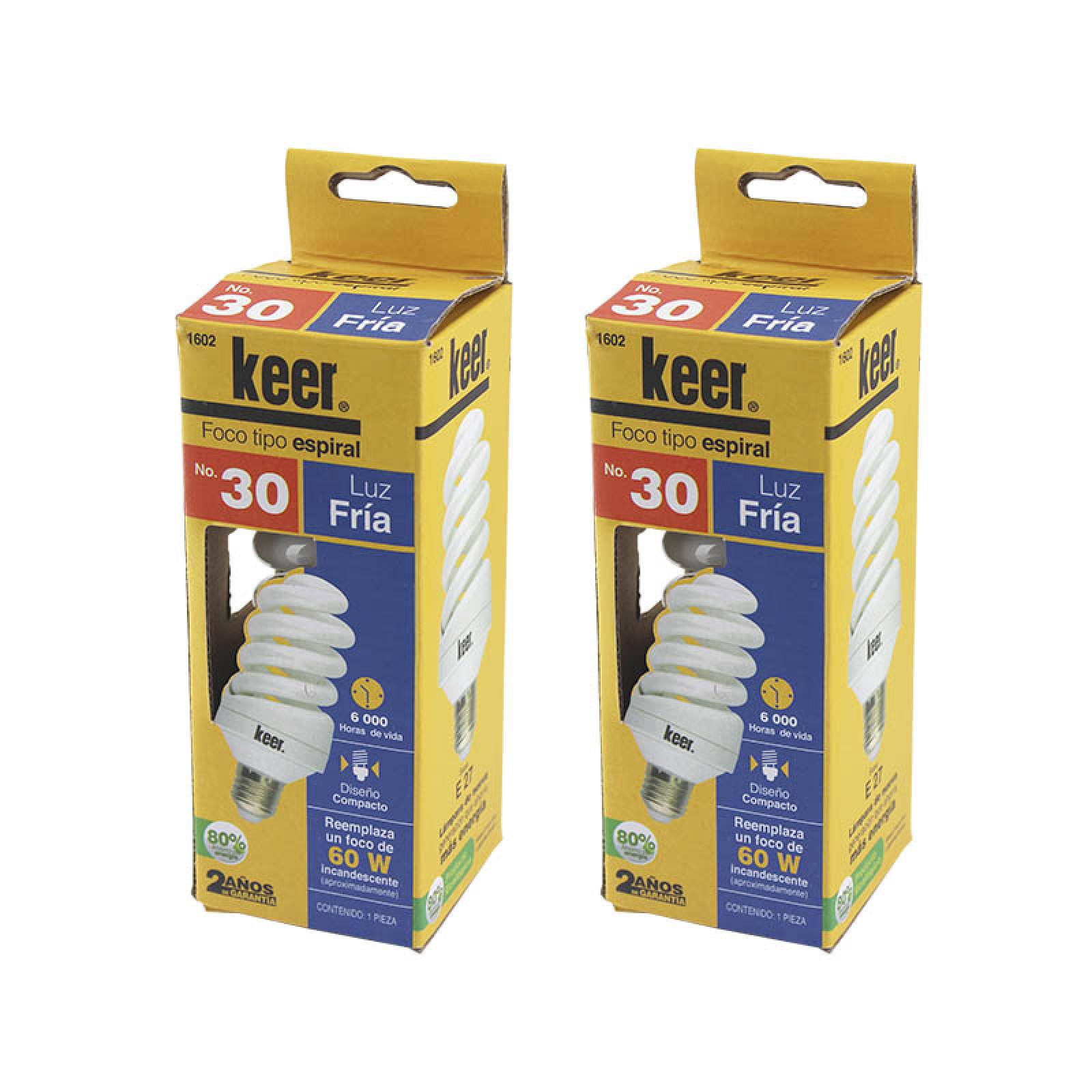 Kit de Focos Ahorradores Twister Núm. 30 Sanelec 1602