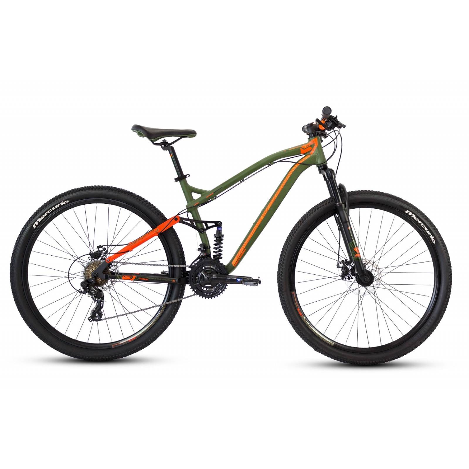 Bicicleta Mercurio Expert Rodada 29 DH 21 Vel Verde
